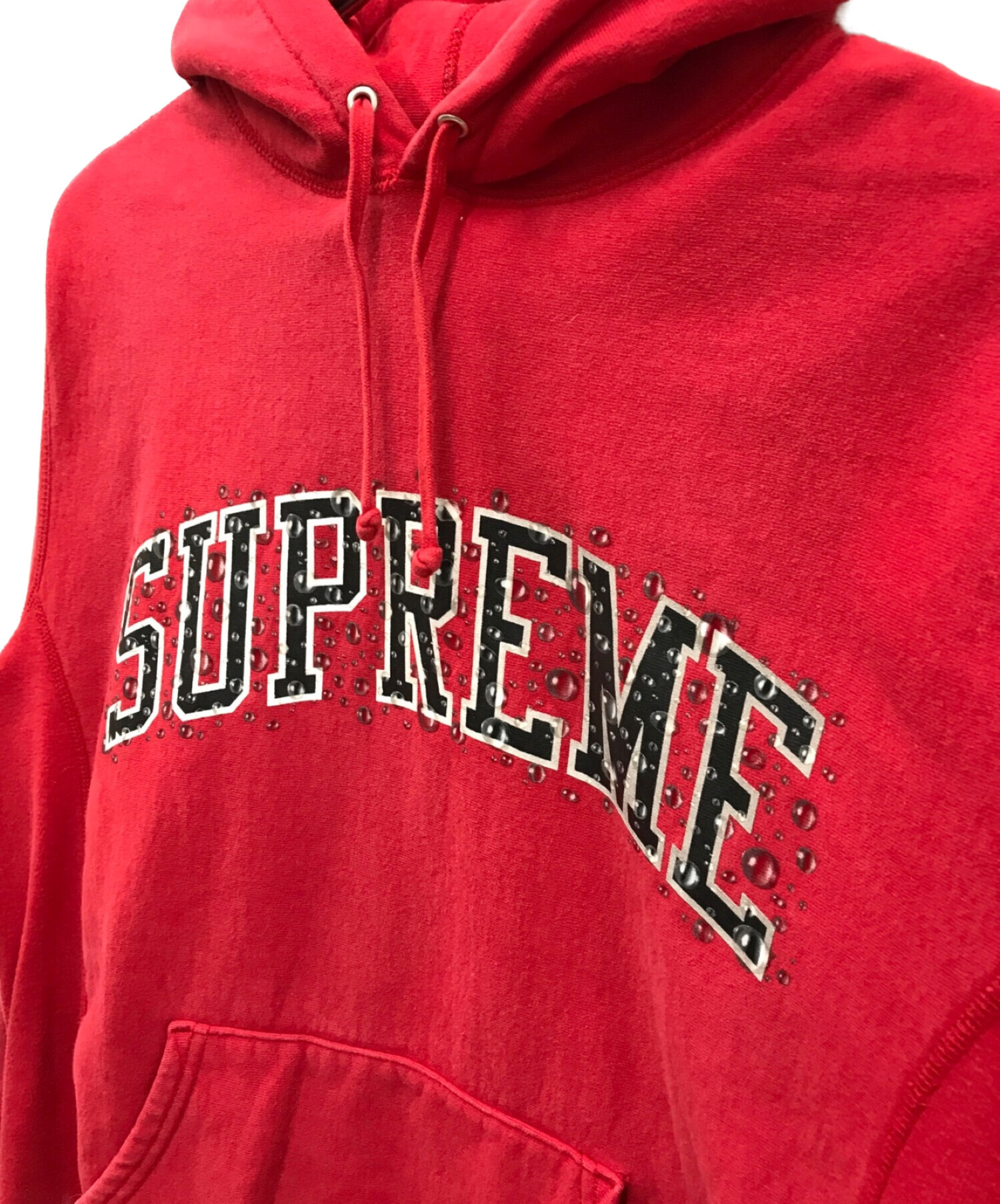 Supreme 18AW/Water Arc Hooded レッド Lサイズ