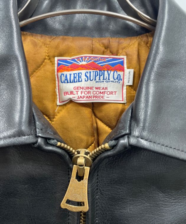 中古　CALEE キャリー CALEE キャリー 14AW アルパカ シャギー ジャケット 茶 M 未使用 CL