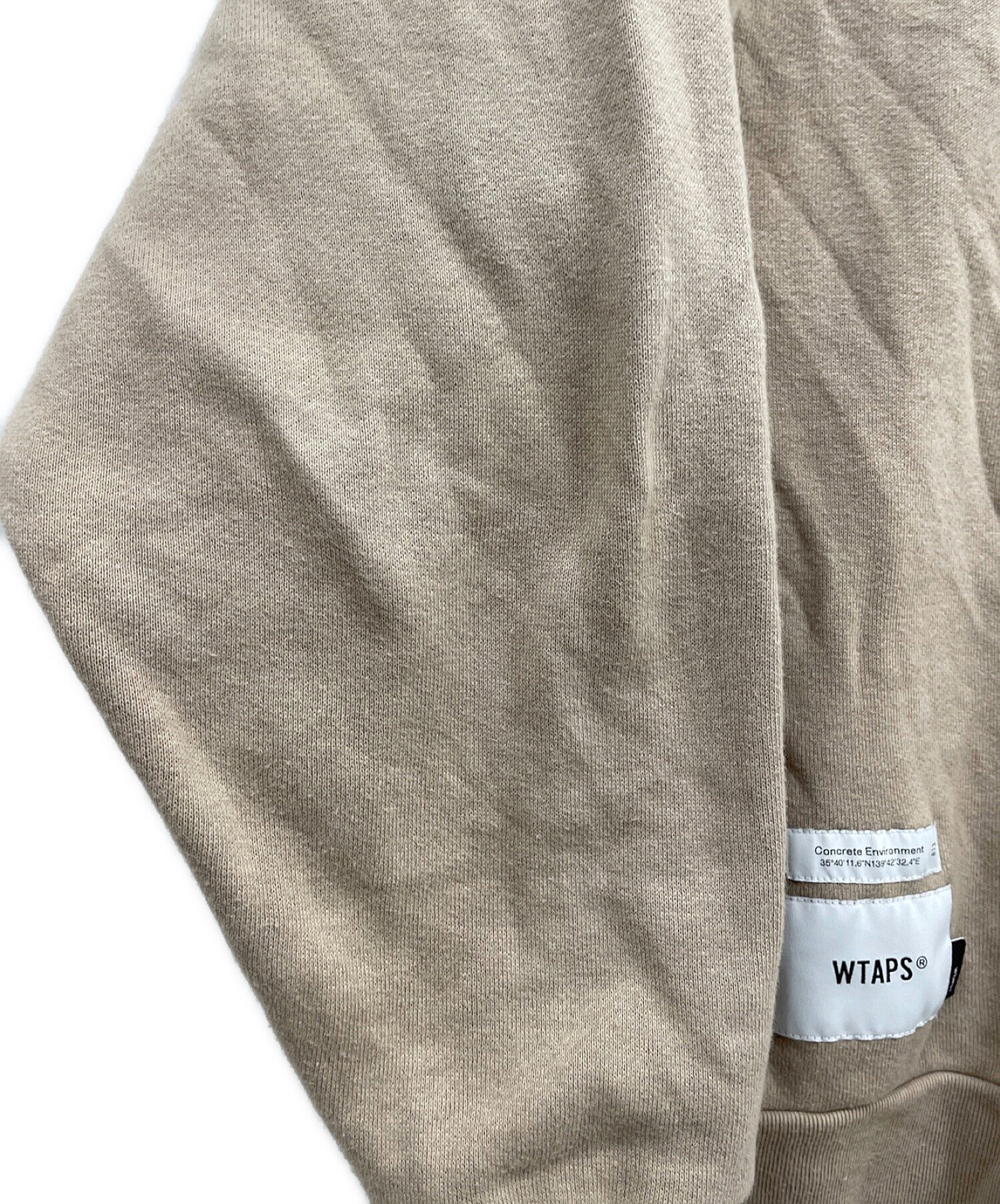 WTAPS ベージュ トレーナー サイズ 04 中古・古着通販】WTAPS (ダブルタップス) INSECT CREW NECK スウェット