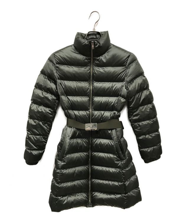 中古・古着通販】PRADA (プラダ) ベルト付きダウンコート グレー