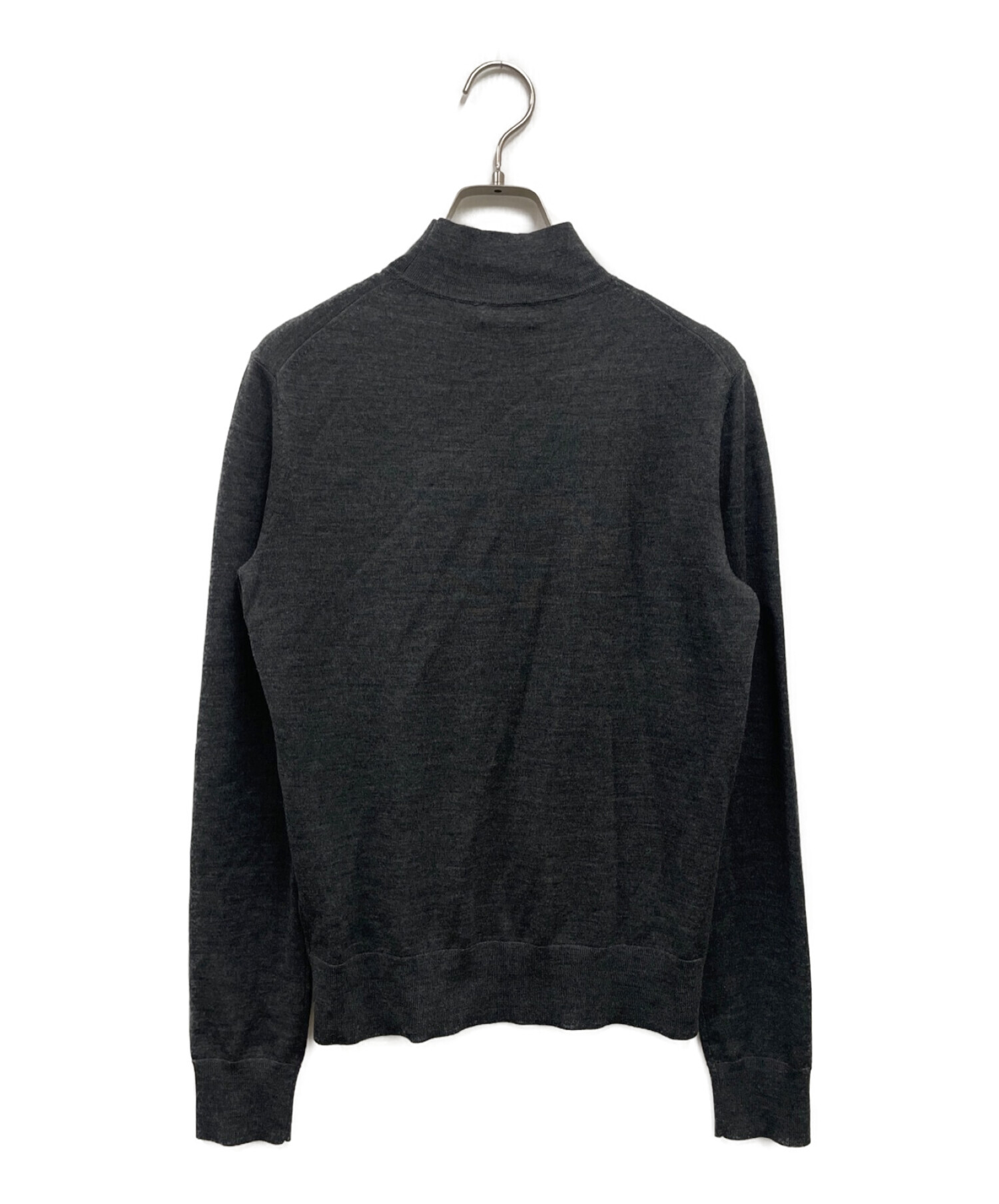 ★週末お値下げ中★人気ニットTheory Regal Wool Tneck PN 中古・古着通販】theory (セオリー) Regal Wool Tneck P グレー サイズ