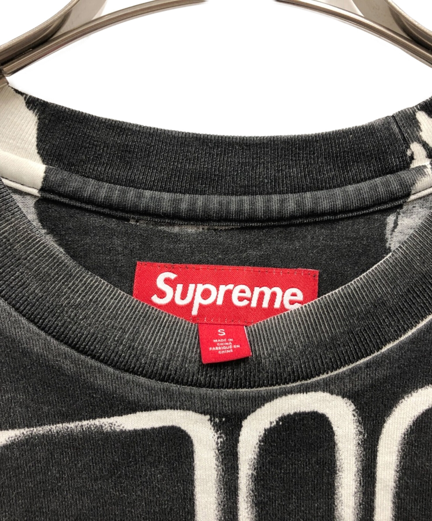 中古・古着通販】SUPREME (シュプリーム) Overprint Knockout S/S Top 