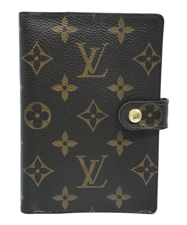 中古・古着通販】LOUIS VUITTON (ルイ ヴィトン) 手帳カバー ブラウン  