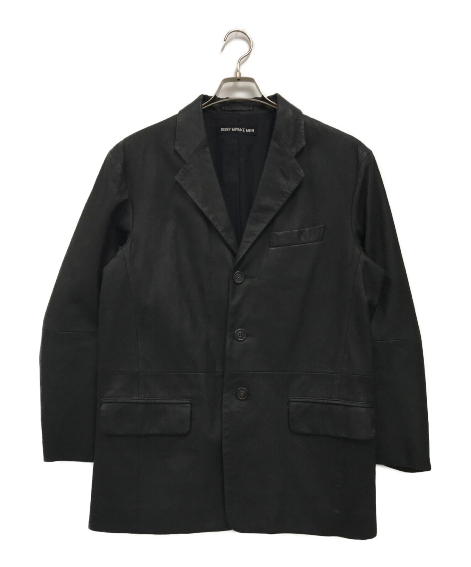 中古・古着通販】ISSEY MIYAKE MEN (イッセイミヤケメン) ラムレザー