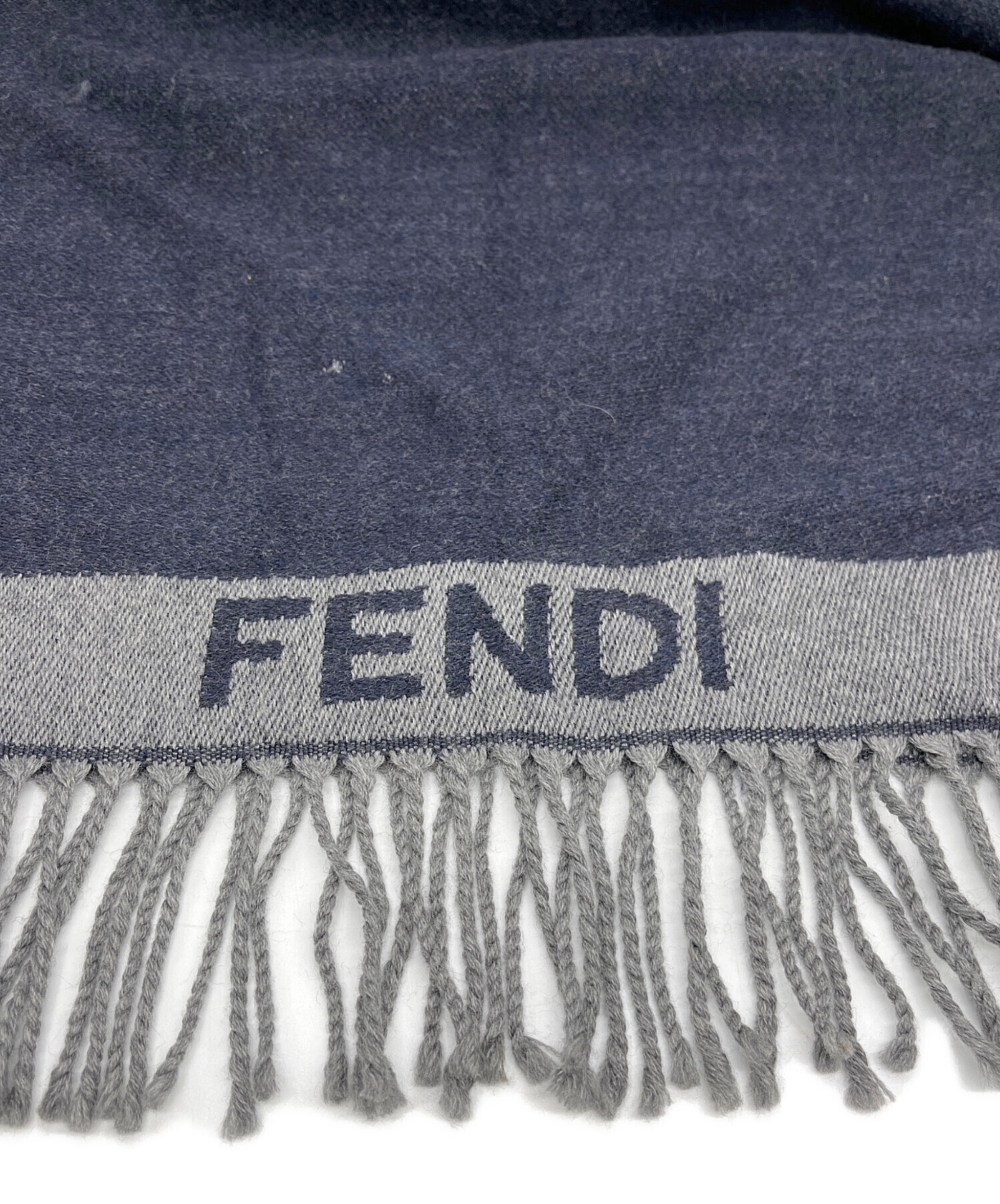 中古・古着通販】FENDI (フェンディ) マフラー/バイカラーマフラー
