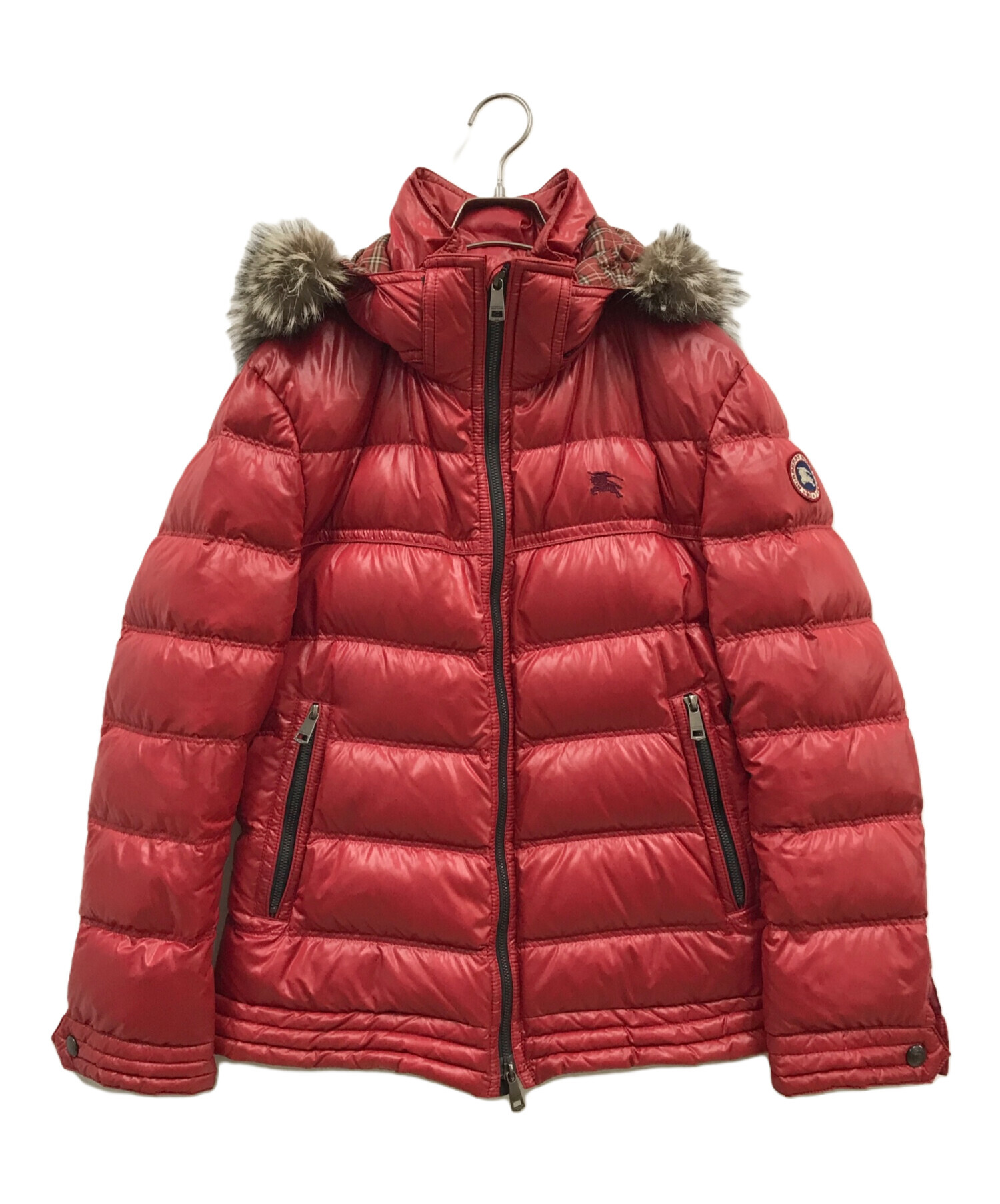 BURBERRY BLACK LABEL ダウンジャケット M レッド