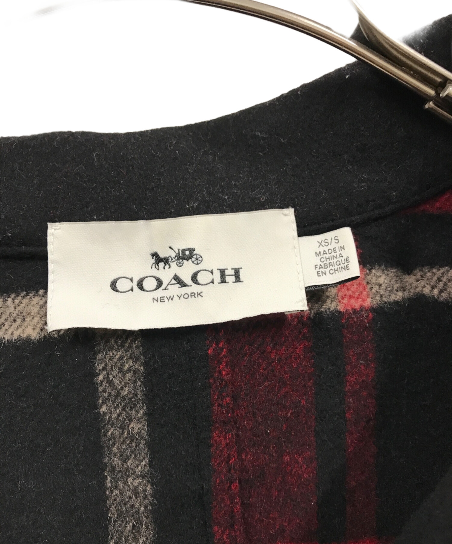 中古・古着通販】COACH (コーチ) レザーポケットポンチョ/F56220