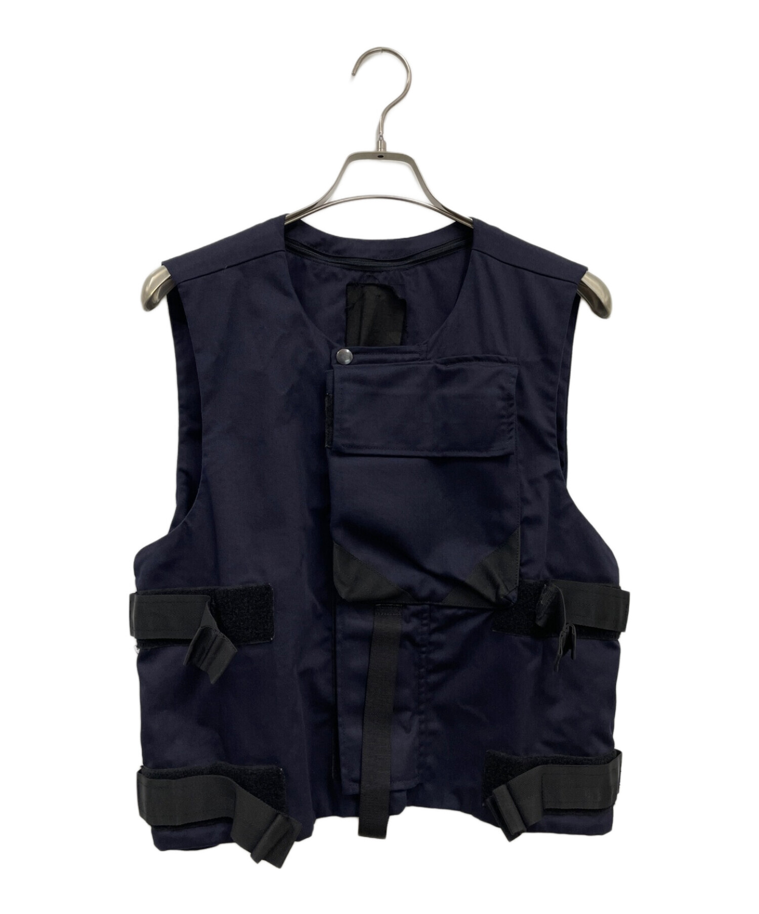 デッドストック ロイヤルネイビー ボディアーマー タクティカル ベスト 紺 古着 イギリス軍 Royal Navy ボディーアーマー ベスト ネイビー USED