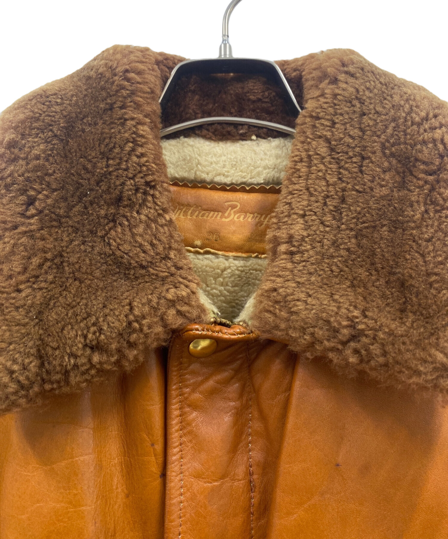 処分セール 70s ヴィンテージ WILLIAM BARRY ウールメルトン 処分