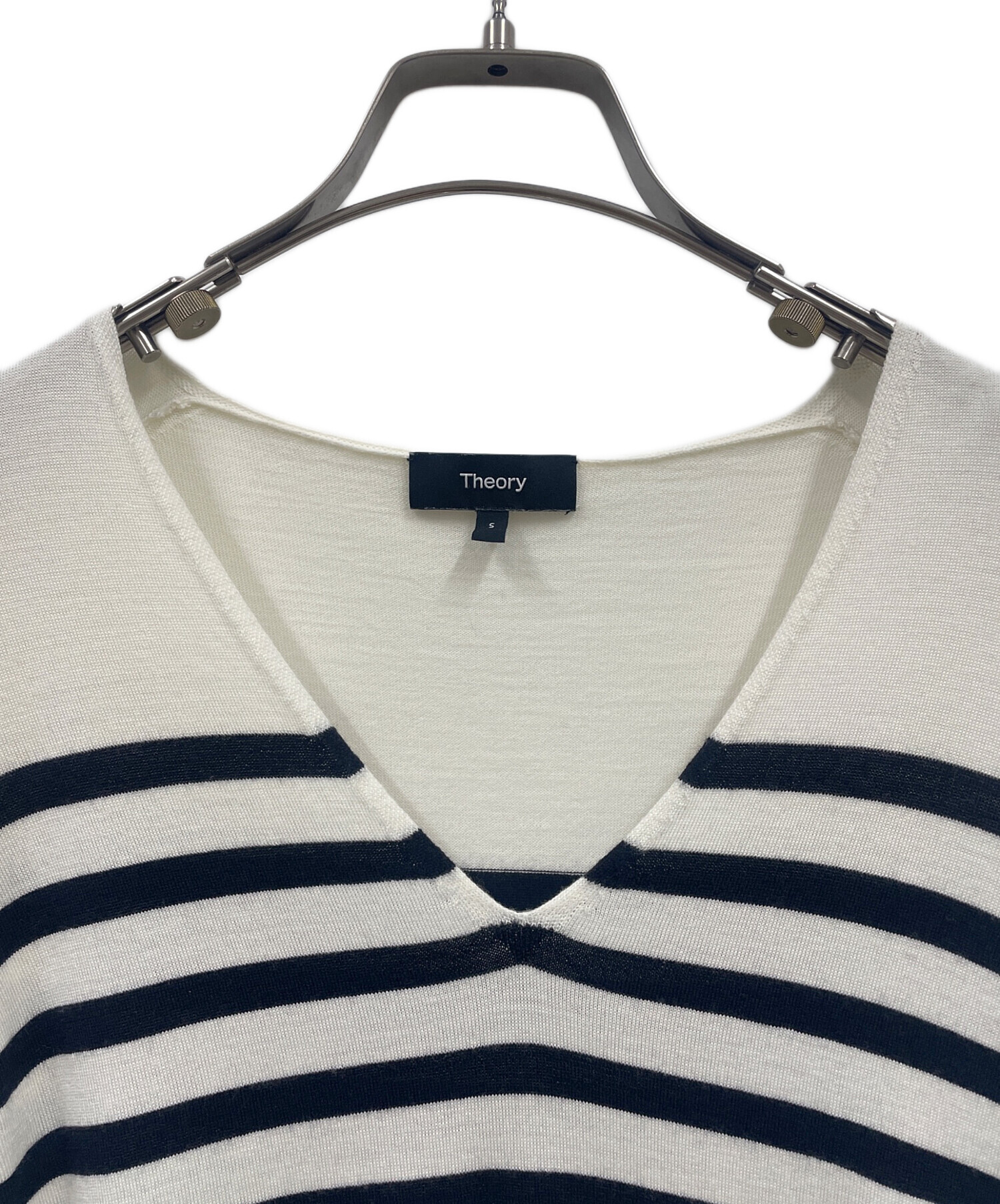 美品 24AW Theory セオリー REGAL WOOL TNECK PN ニットトップス M ネイビー レディース 古着 中古 USED 中古・古着通販】theory (セオリー) Regal Wool Crewneck Sweater