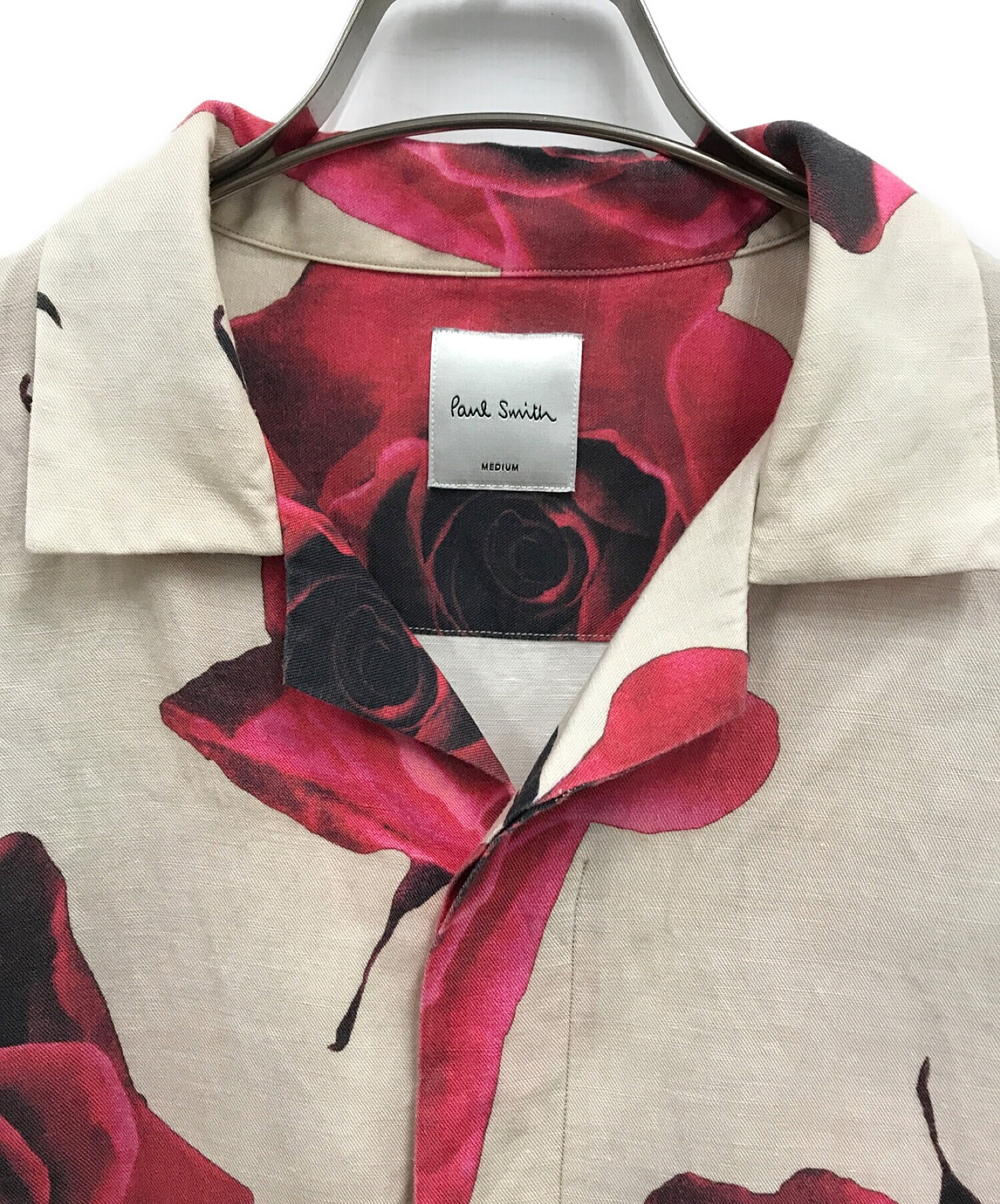 PS ポールスミス インスタントローズプリント 半袖シャツ 40 Liberty Floral