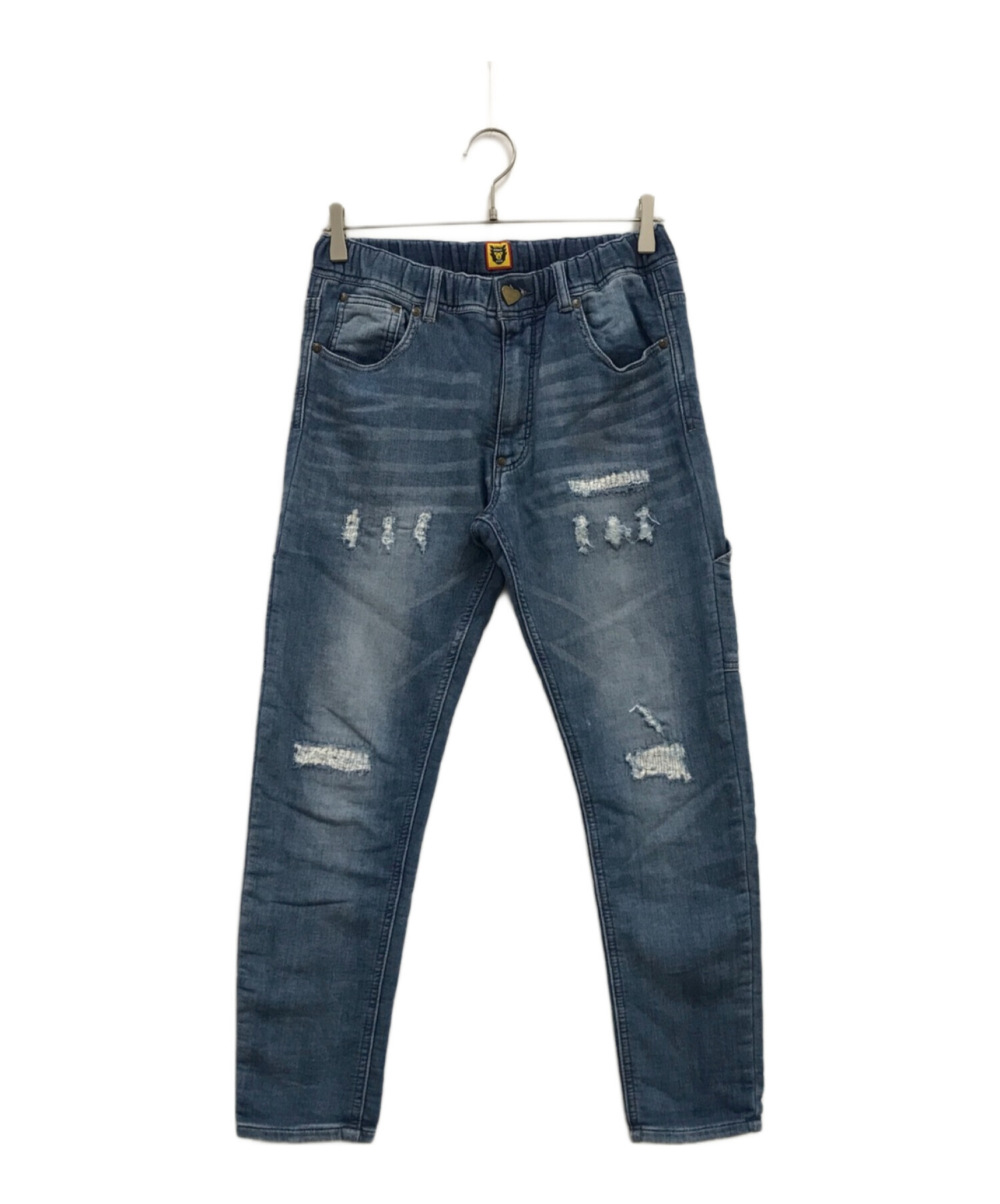 HUMAN MADE スウェットデニムパンツ トップ HUMAN MADE デニム風