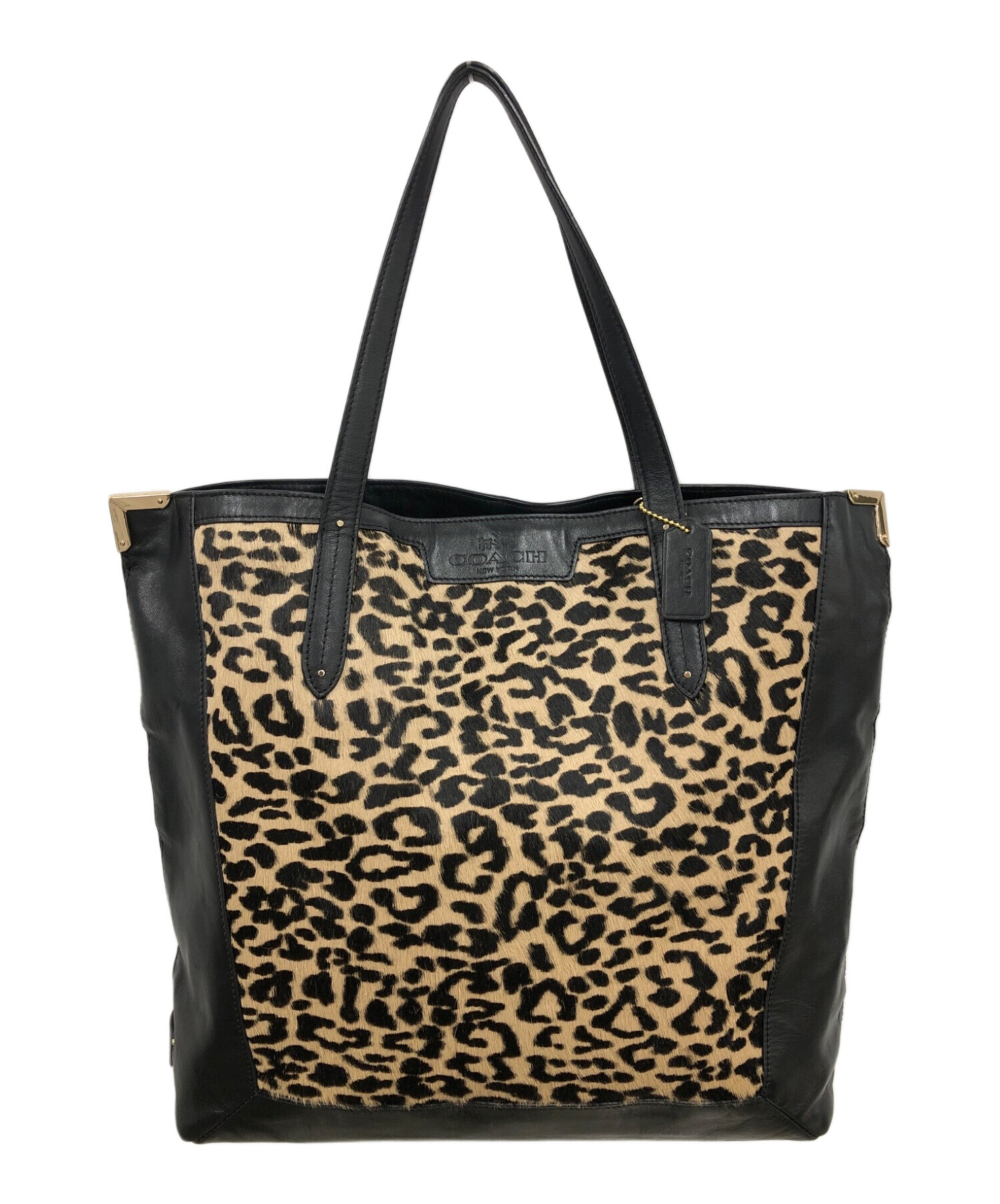 中古・古着通販】COACH (コーチ) ハラコレザートートバッグ