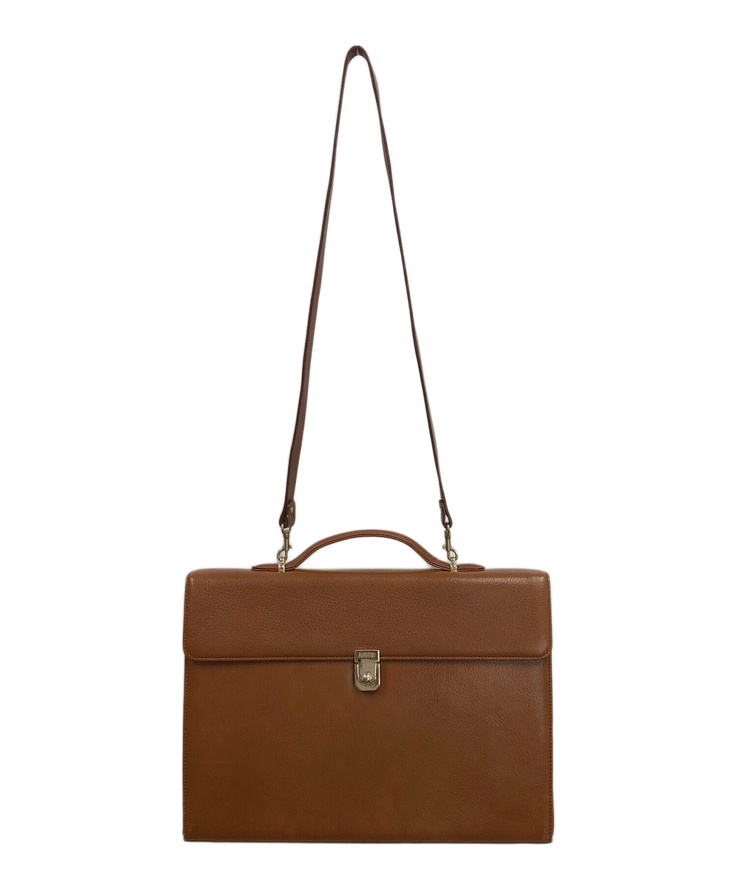 Burberry ブリーフケース ベージュ/ブラウン 中古・古着通販】Burberry's (バーバリーズ) ブリーフケース ブラウン