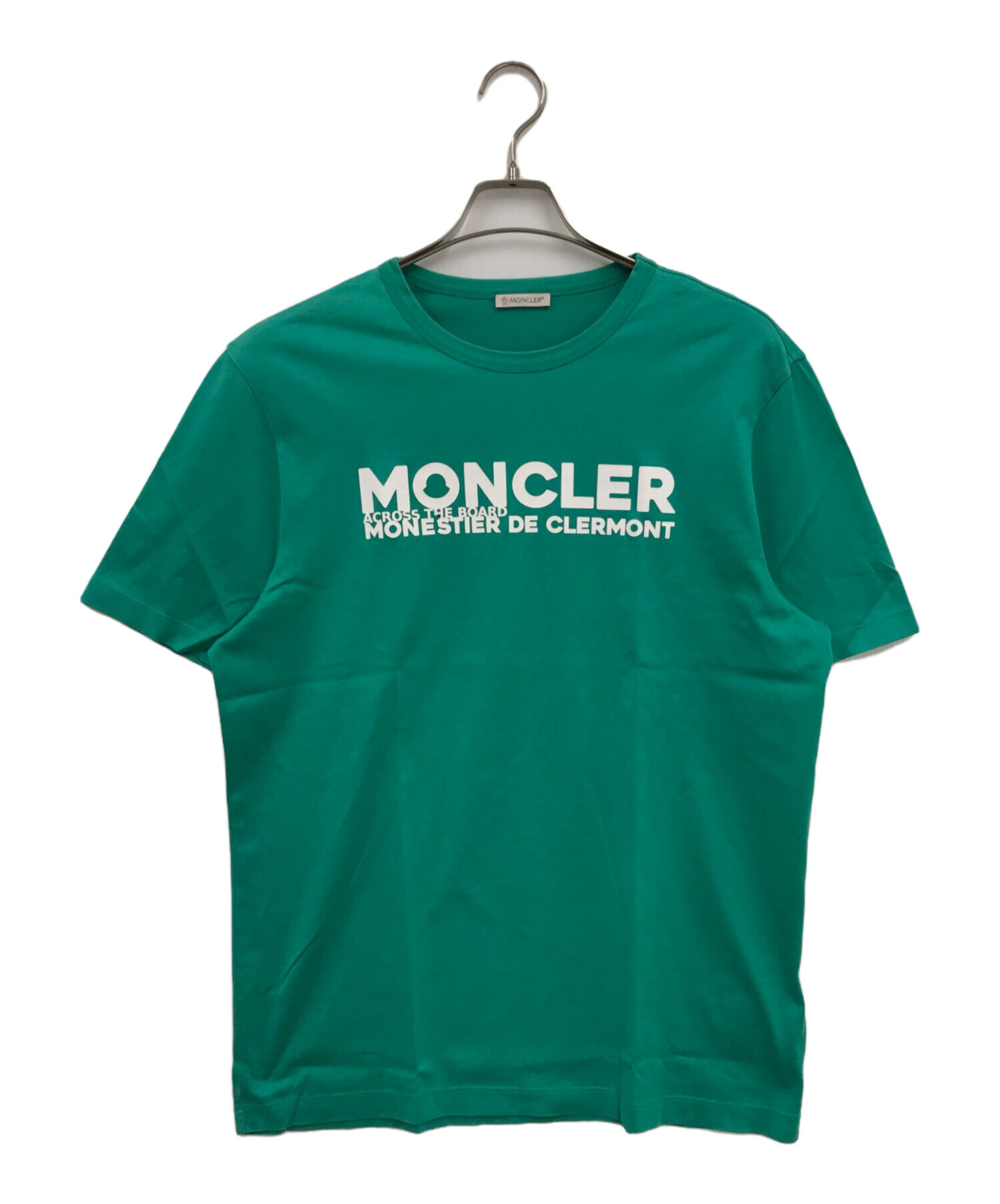 MONCLER グリーン Tシャツ Mサイズ モンクレール（カラーグリーン）（T