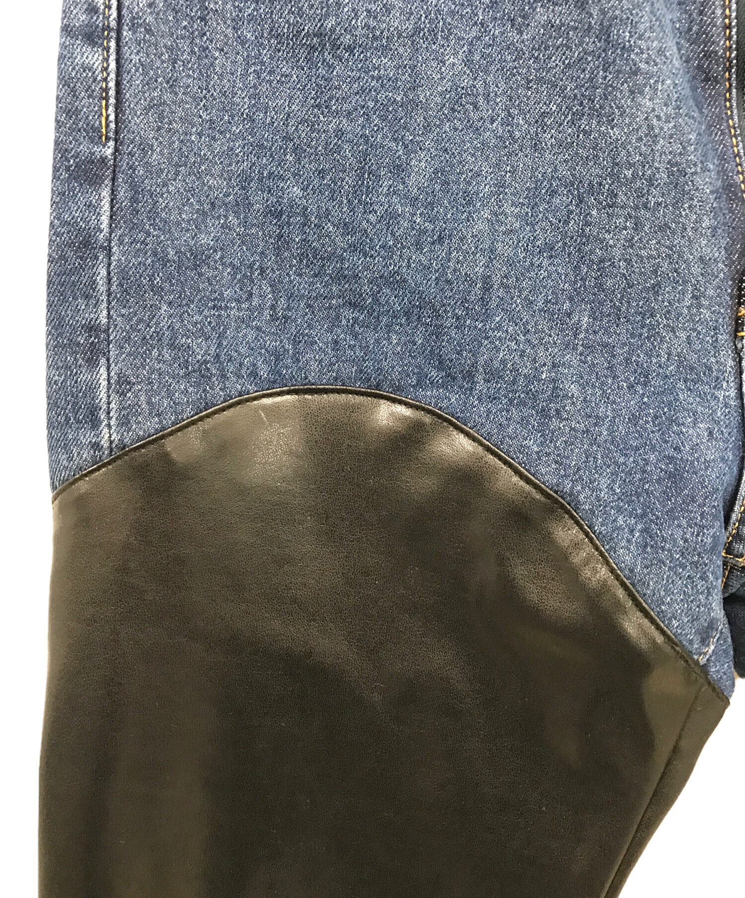 美品 JOHNLAWRENCESULLIVAN カウレザーバイカーパンツ 48 中古・古着通販】JOHN LAWRENCE SULLIVAN (ジョンローレンスサリバン