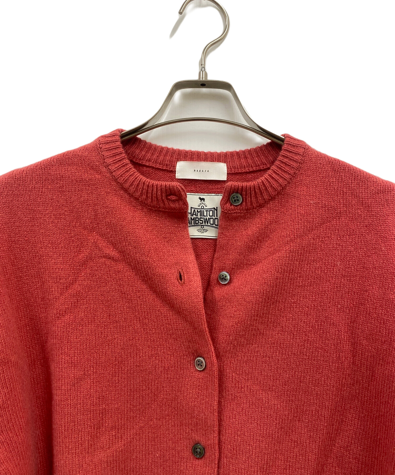 かぐれ クルーネックニットカーディガン ハミルトン free かぐれ