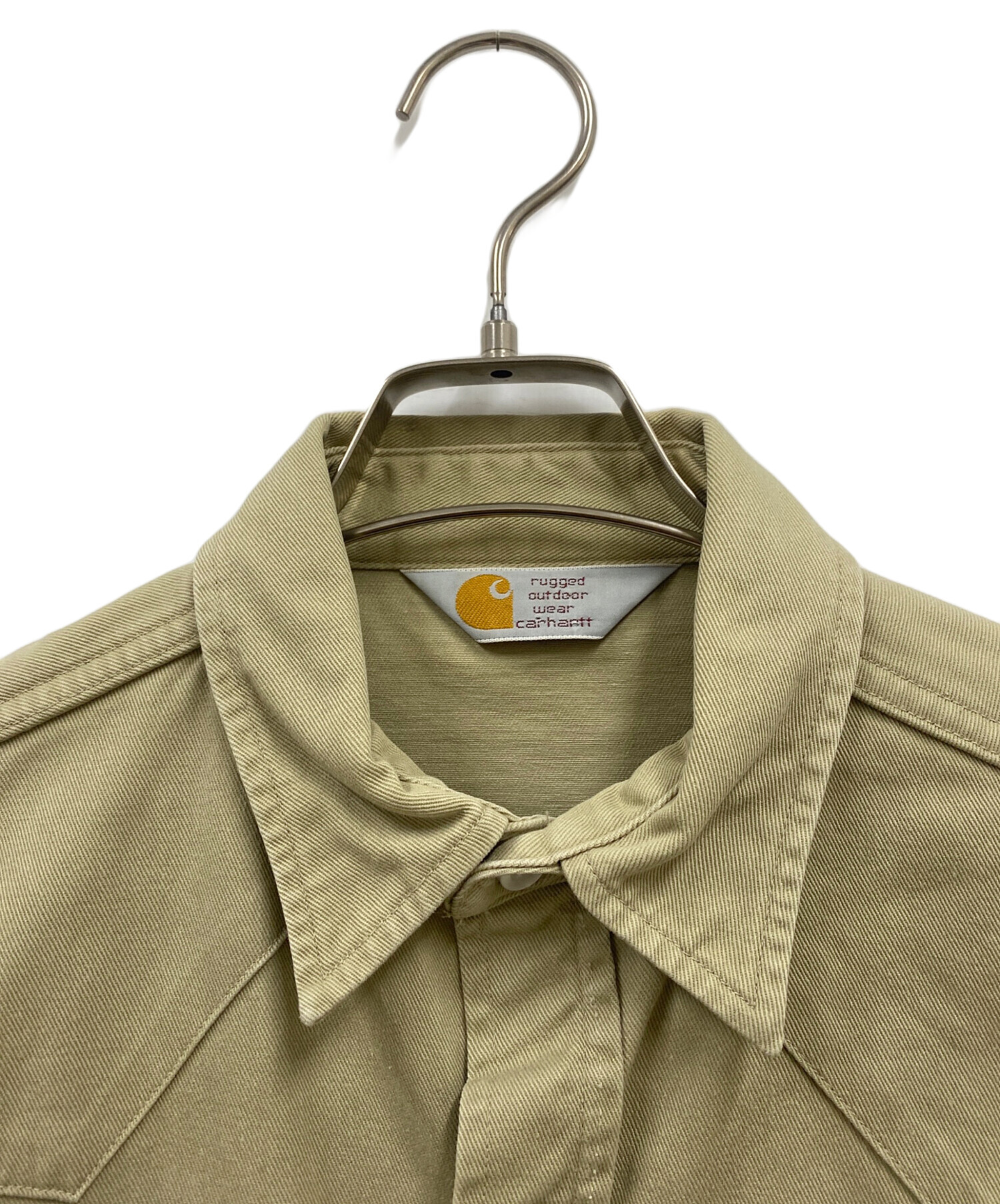 カーハート デニム ウェスタンシャツ ヴィンテージ 三角タグ 中古・古着通販】CarHartt (カーハート) 80's～90'sウエスタンシャツ