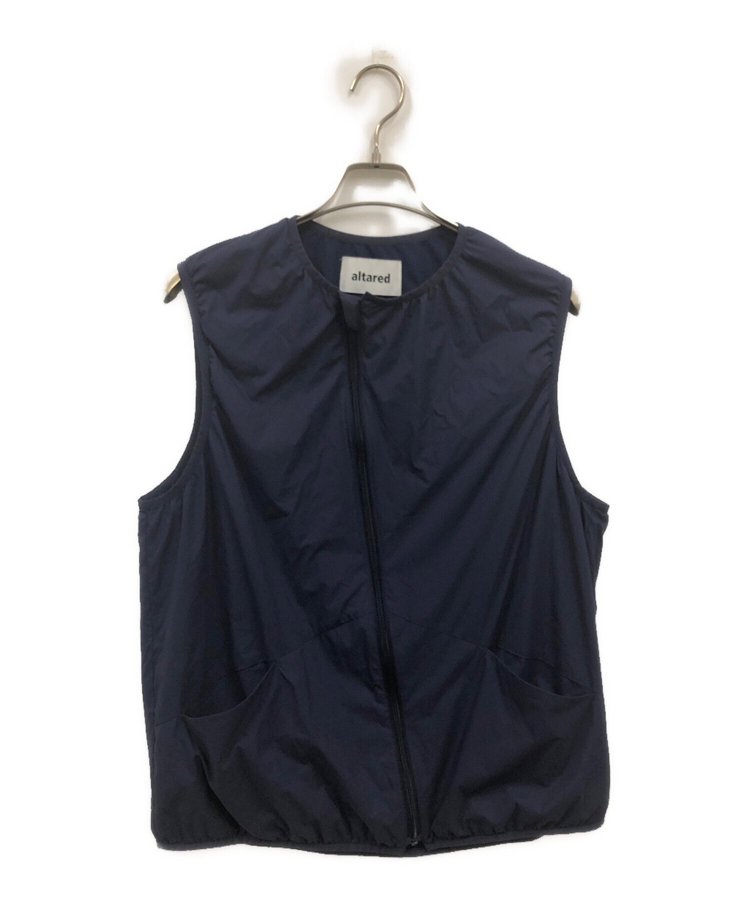 中古・古着通販】altared (オルタード) Nylon Fabric Zipper Vest/23