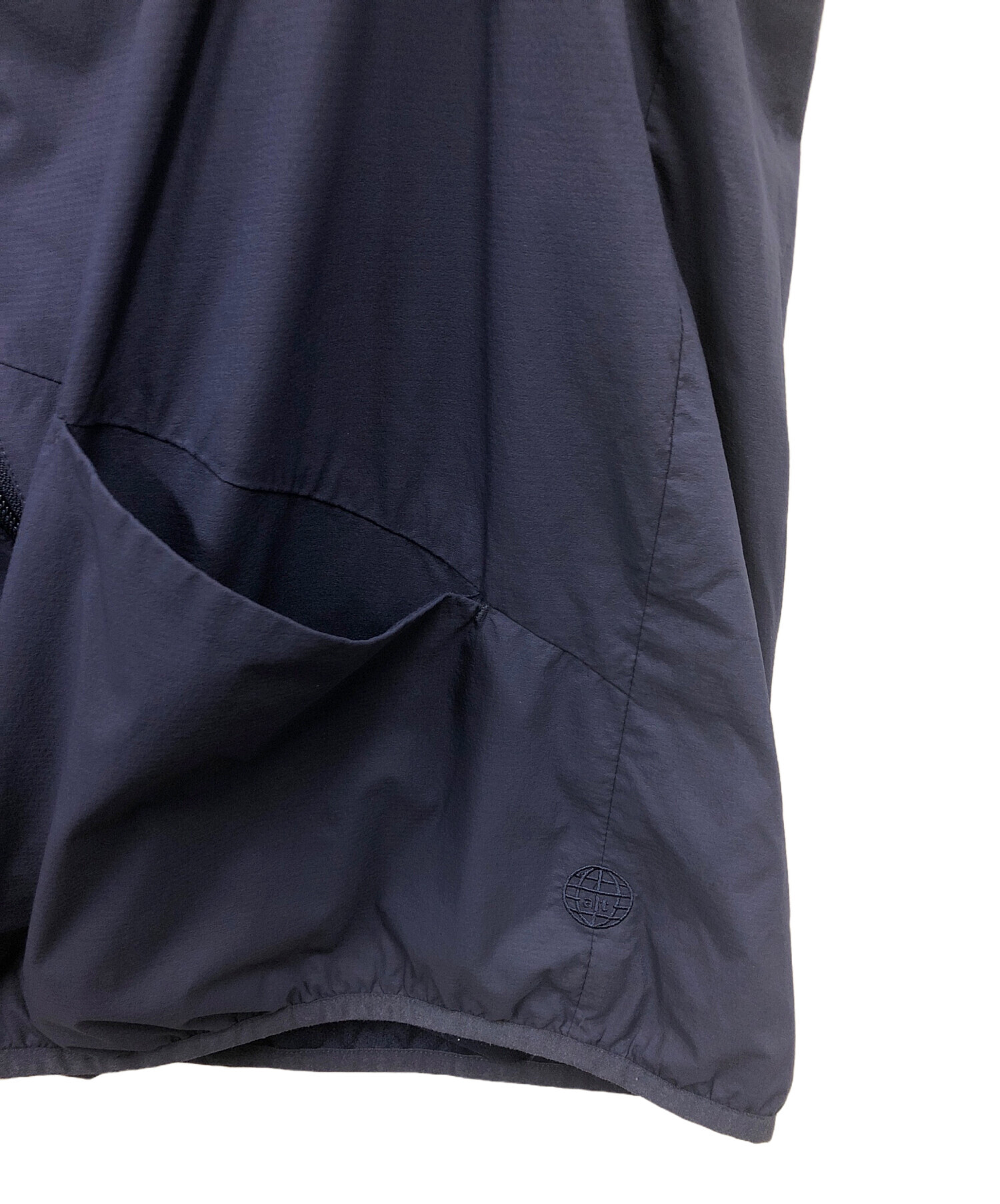 中古・古着通販】altared (オルタード) Nylon Fabric Zipper Vest/23 