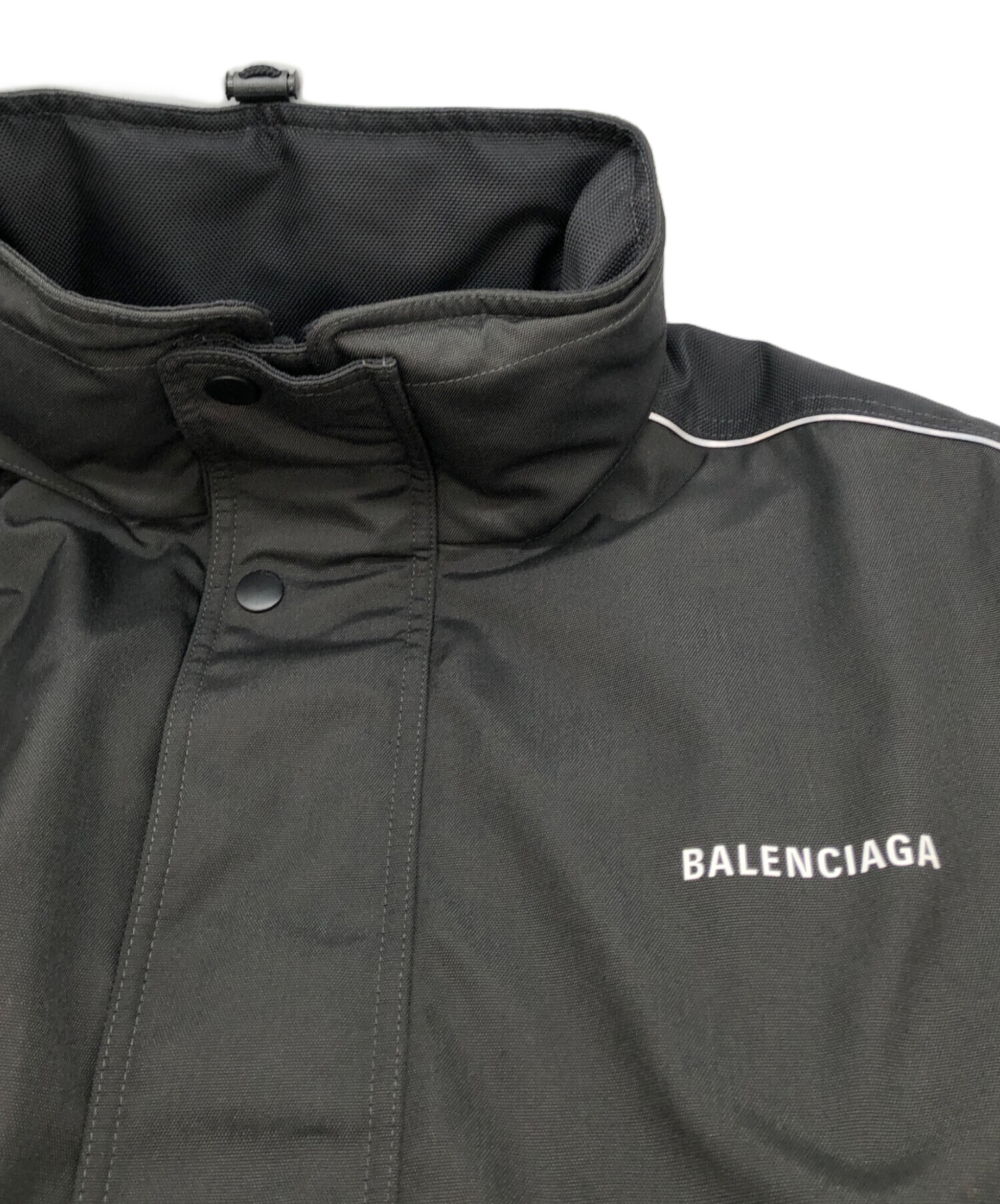 BALENCIAGA ナイロンコート 中古・古着通販】BALENCIAGA (バレンシアガ) 18AW ロゴ プリント