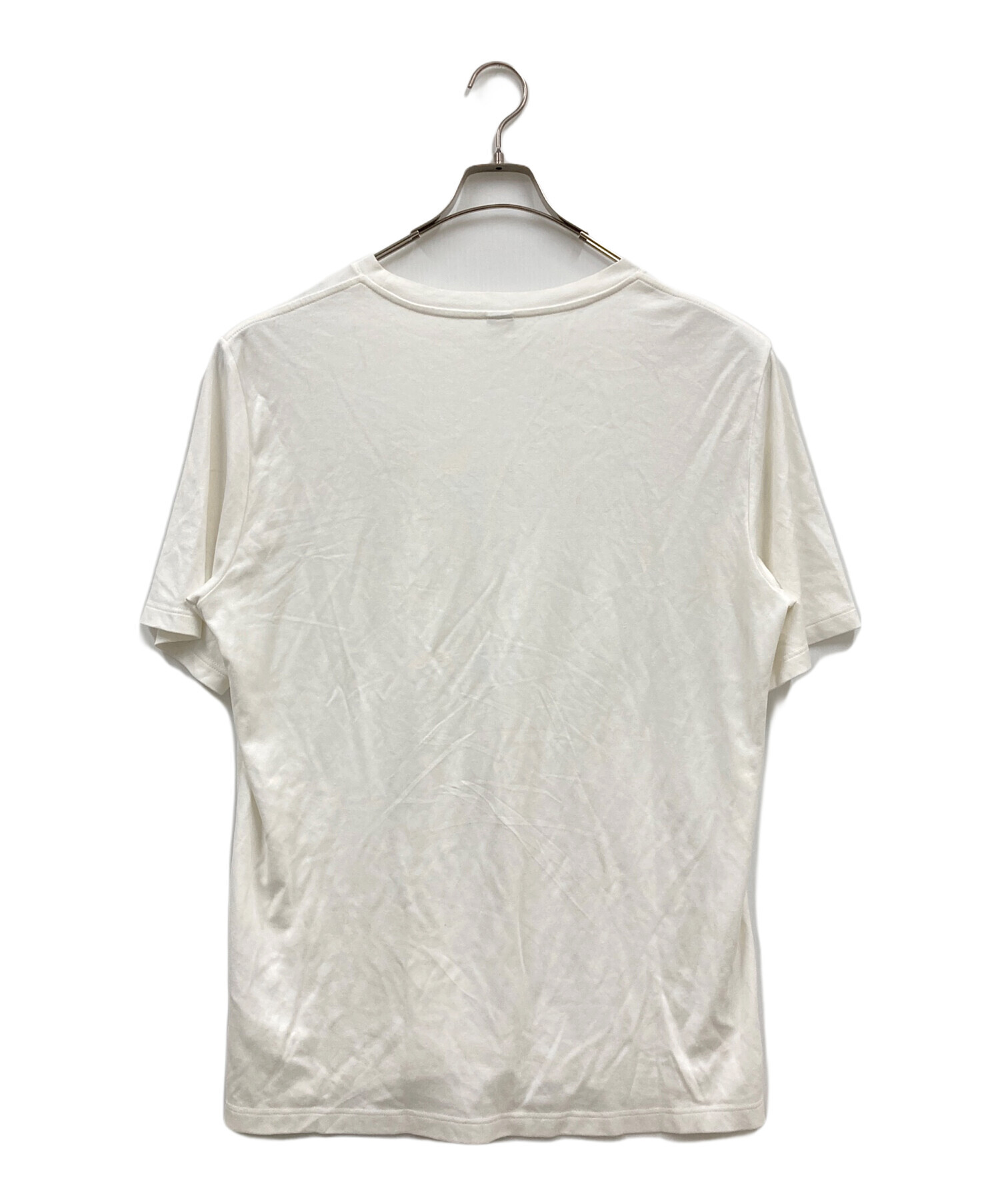 中古・古着通販】Berluti (ベルルッティ) レザータブ Tシャツ ホワイト 