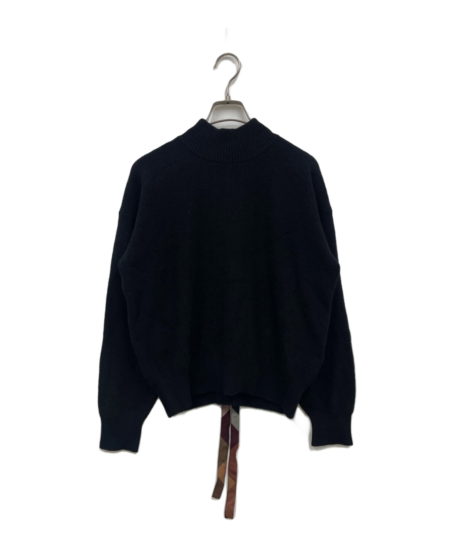 ブルーレーベル クレストブリッジ　チュール　ティアード　ニット　ブラック M My Ordinary Life｜BLUE LABEL CRESTBRIDGE(ブルーレーベル・クレスト