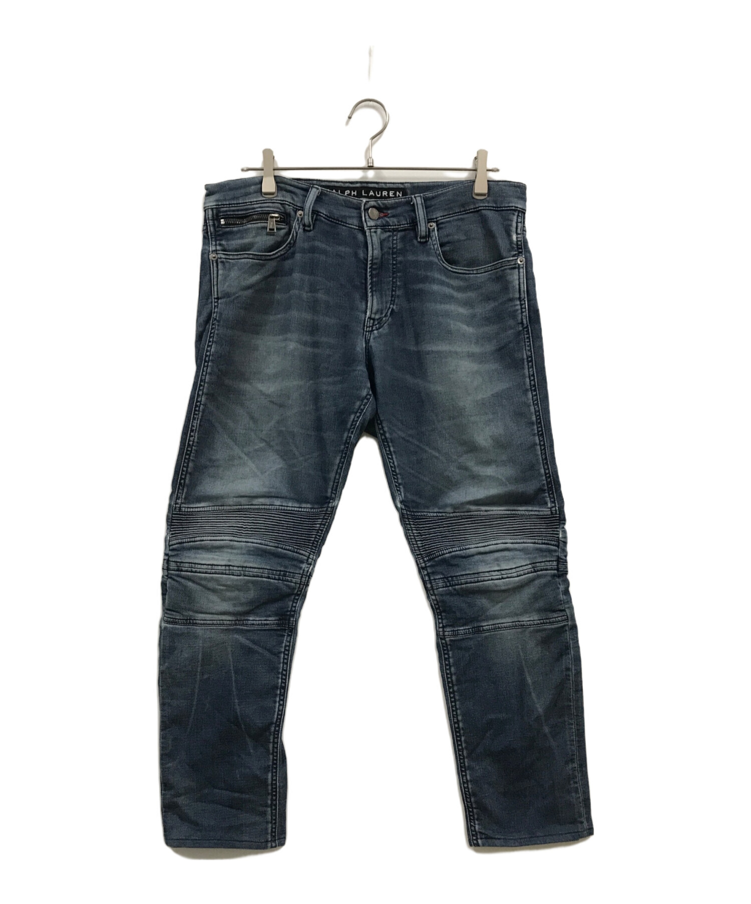 Ralph ラルフローレン. ブラックレーベル バイカーデニムパンツ RALPH 