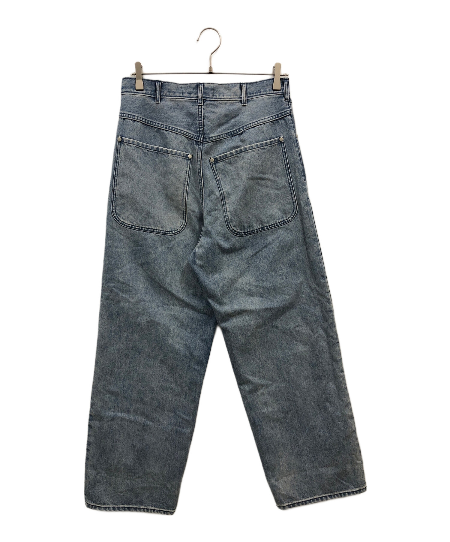 中古・古着通販】SHIKITARI (シキタリ) FADED WIDE DENIM PANTS/ワイド 