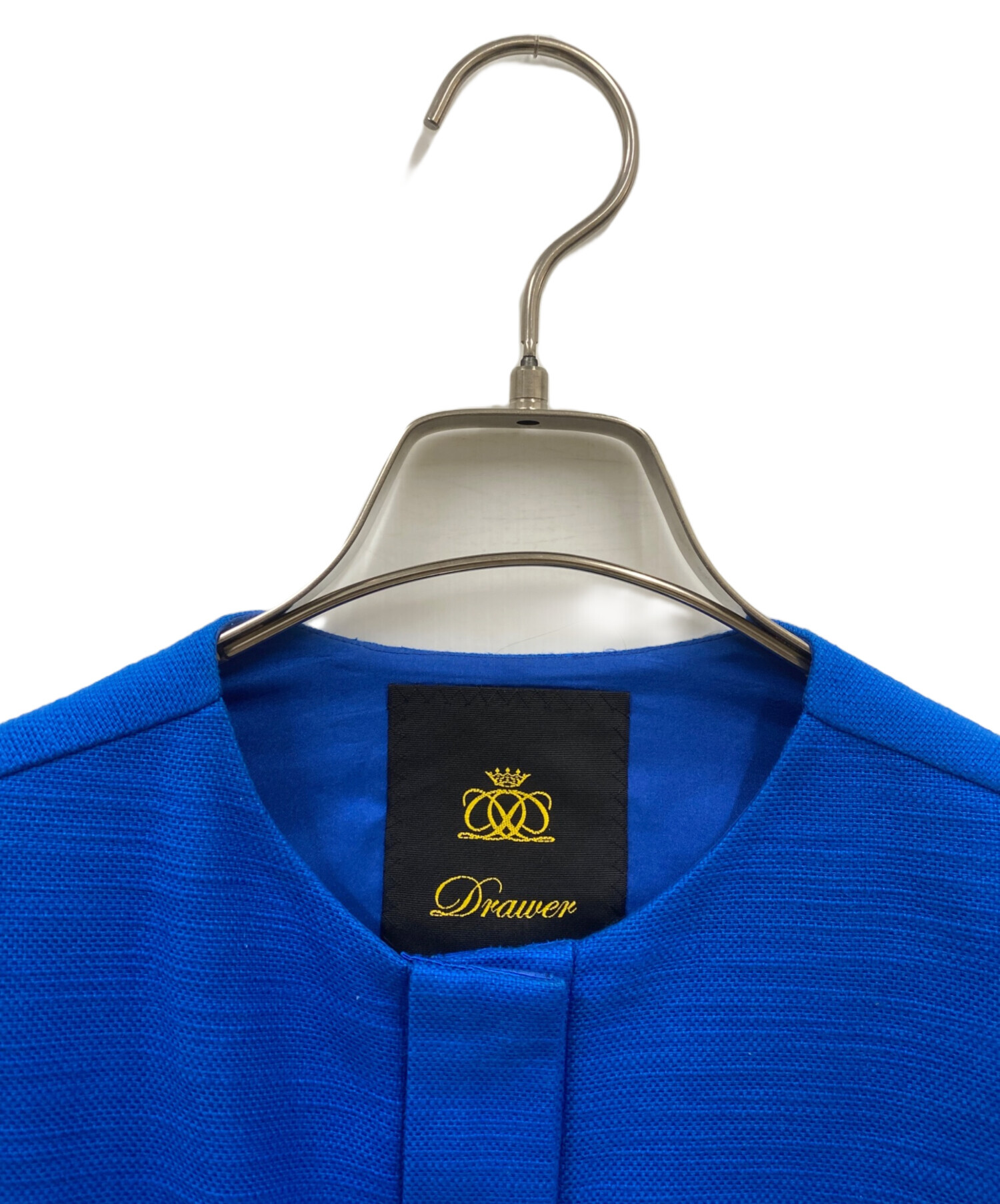 中古・古着通販】Drawer (ドゥロワー) コットン スラブ ノーカラー