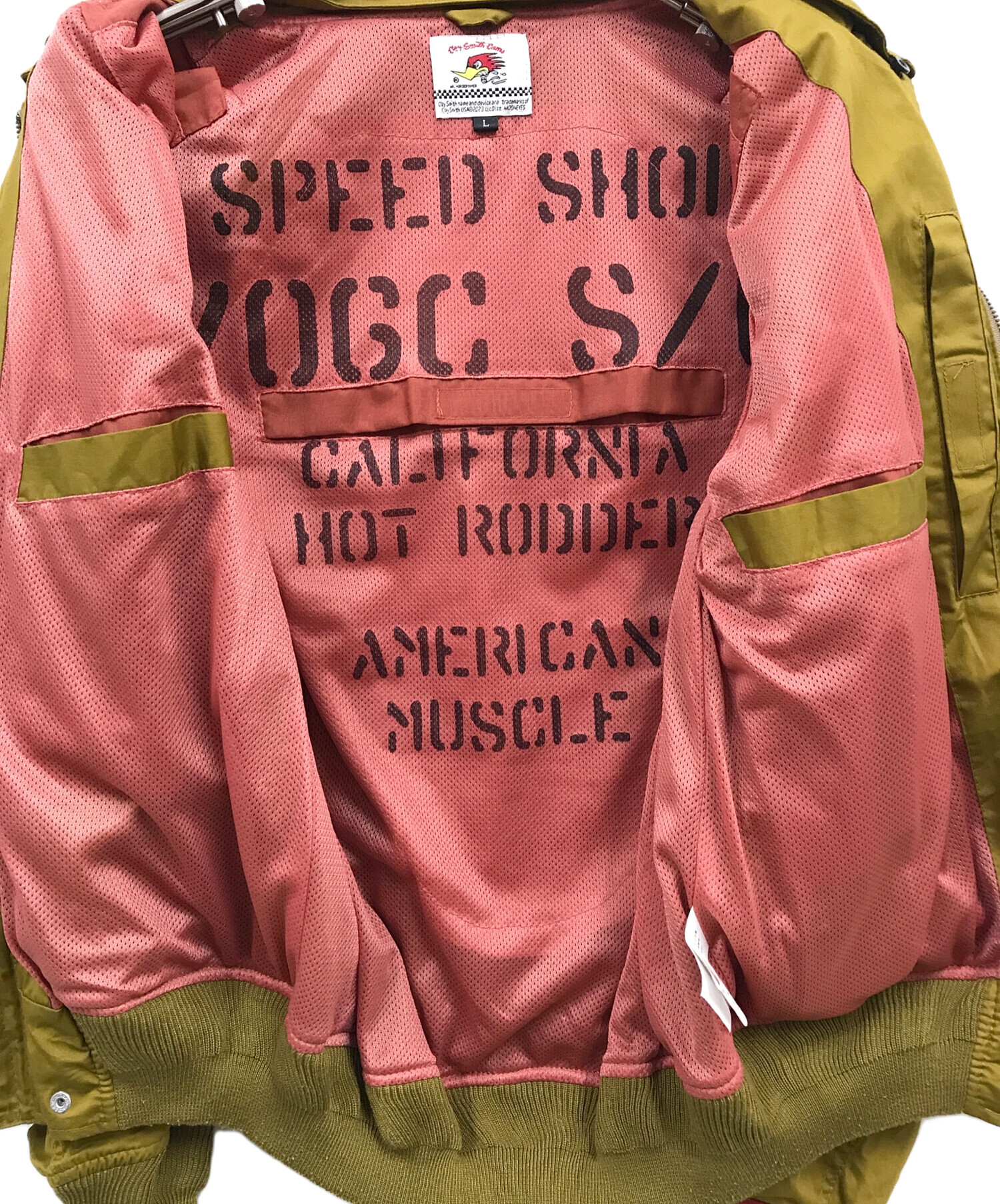 Clay Smith 赤 ジャケット Lサイズ クレイスミス メンズ