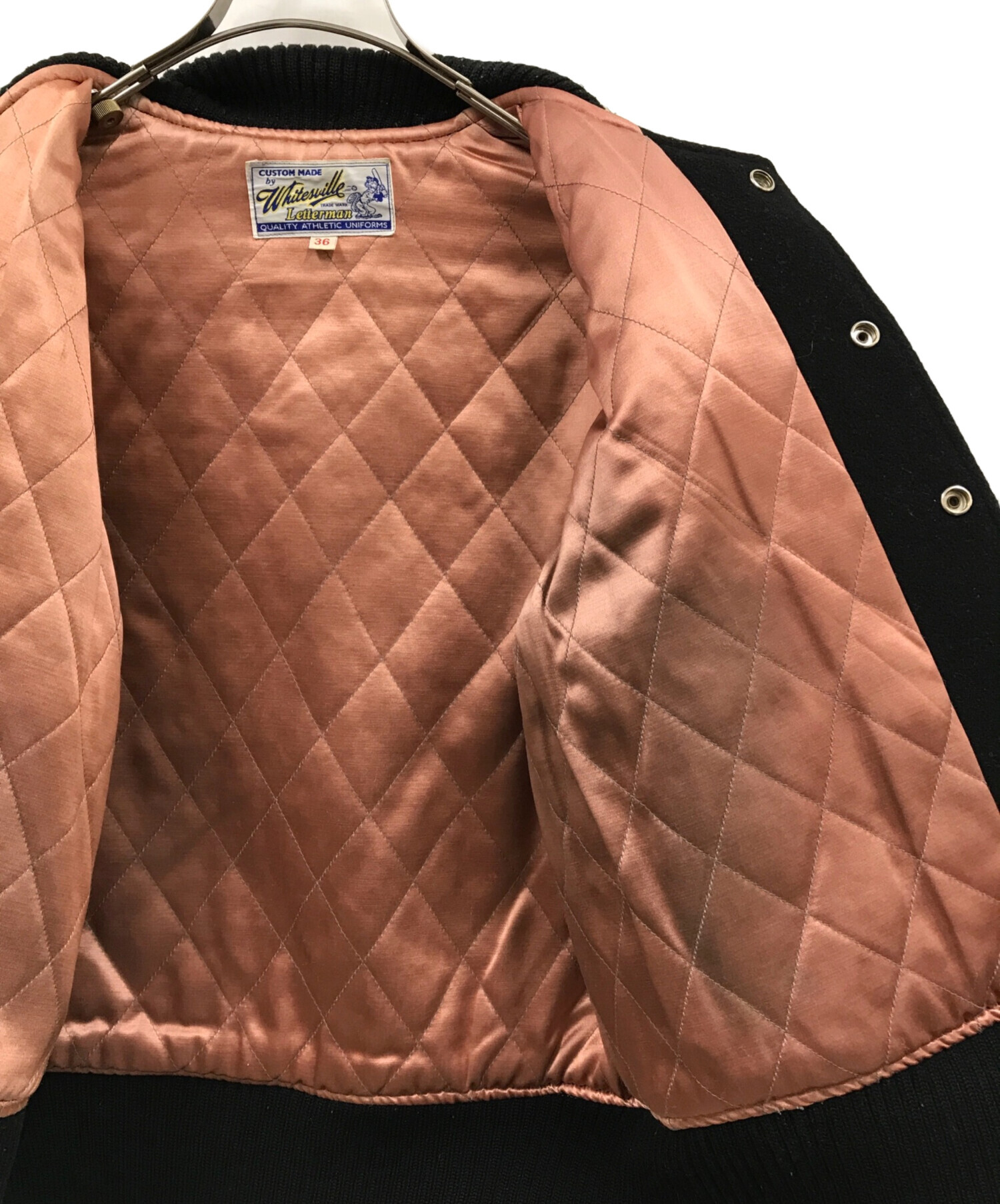 中古・古着通販】whitesville (ホワイツビル) WHITESVILLE/袖レザー