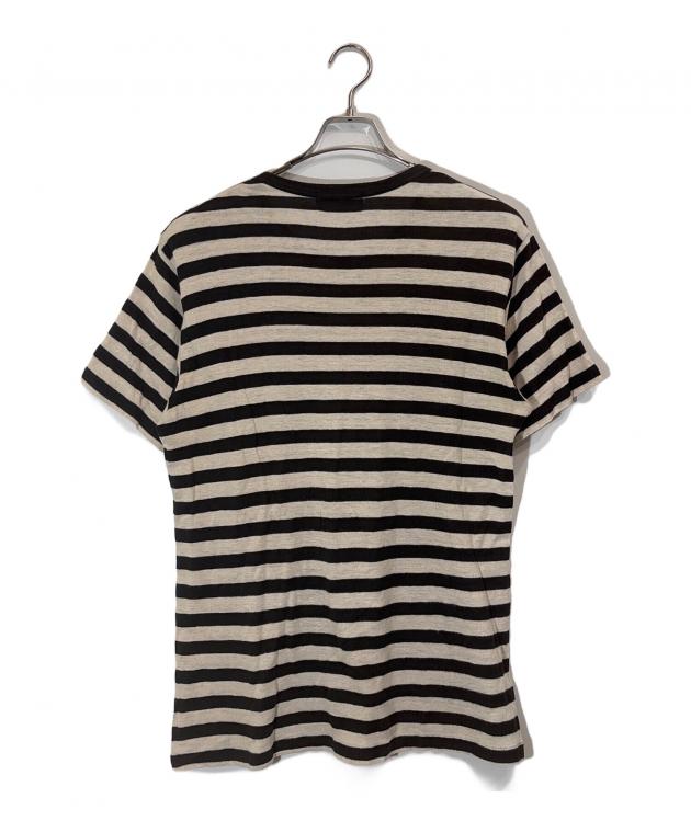 09aw Yohji Yamamoto Pour homme ボーダーセーター Yohji Yamamoto Pour homme ボーダー ニット セーター 【公式通販】