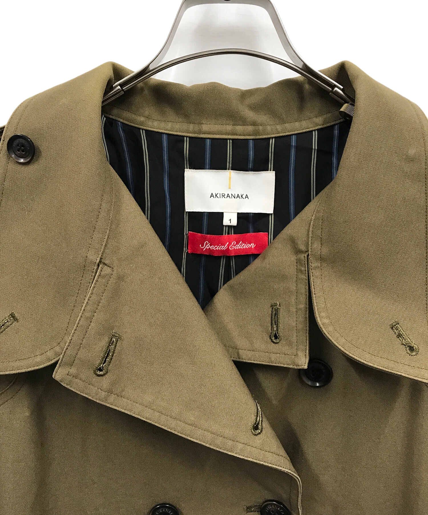 中古・古着通販】AKIRA NAKA (アキラナカ) アームデザイントレンチ