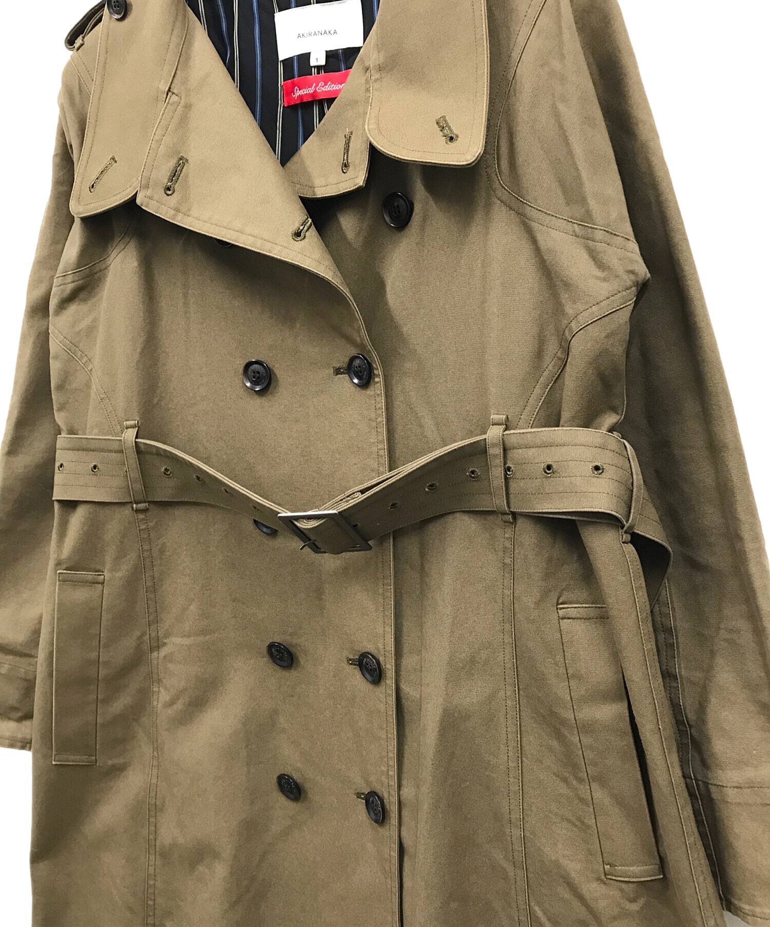 AKIRANAKA プリーツトレンチコート　アキラナカ modescape_rc-itcgulpa3fua-2v2e