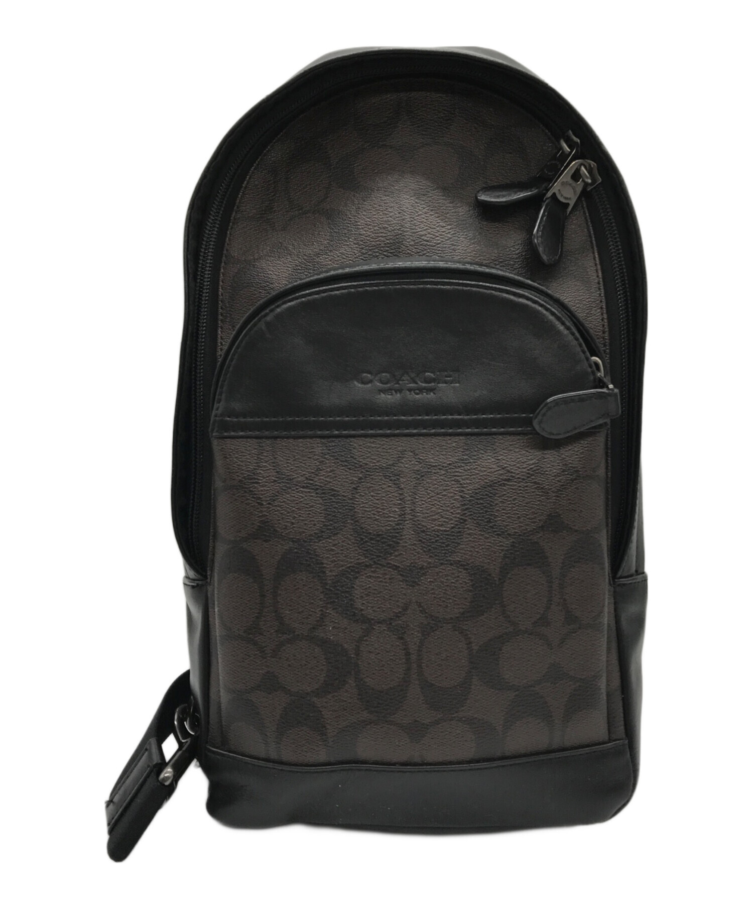 中古・古着通販】COACH (コーチ) シグネチャーボディーバッグ 中古・古着通販】COACH (コーチ) シグネチャーボディーバッグ