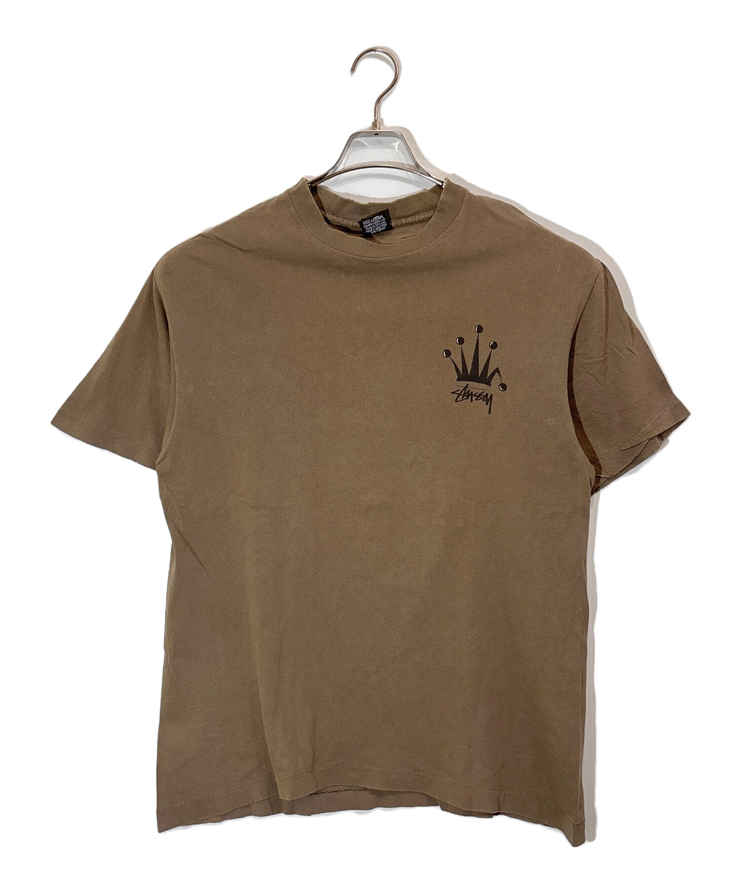 中古・古着通販】stussy (ステューシー) クラウンプリントTシャツ 