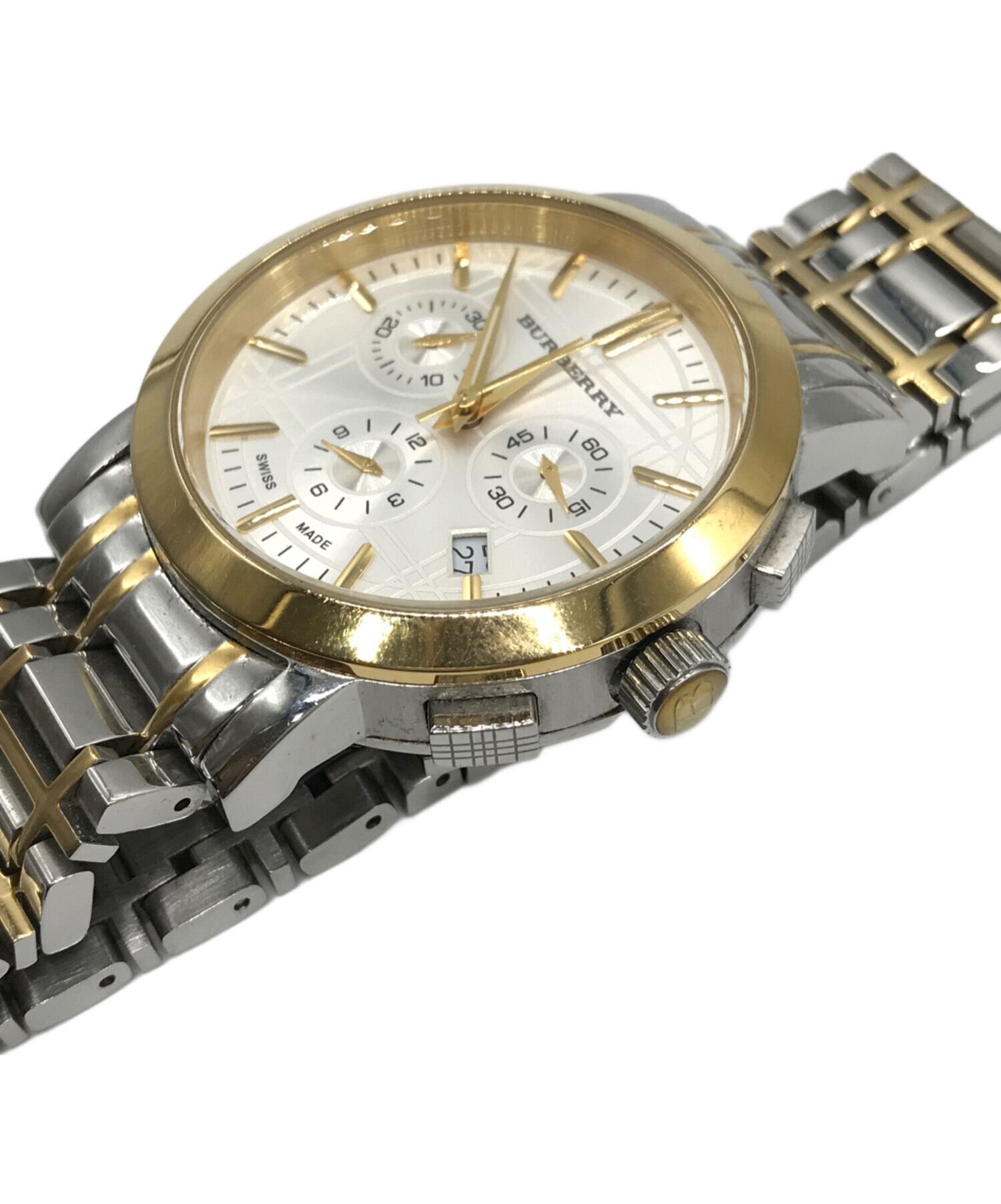 中古品 BURBRRY バーバリ― BU1374 メンズ 腕時計 クオーツ k_w