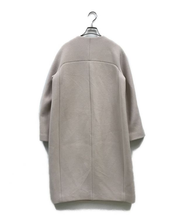 アナイ ダブルビーバークルーコート ノーカラーコート アウター 38