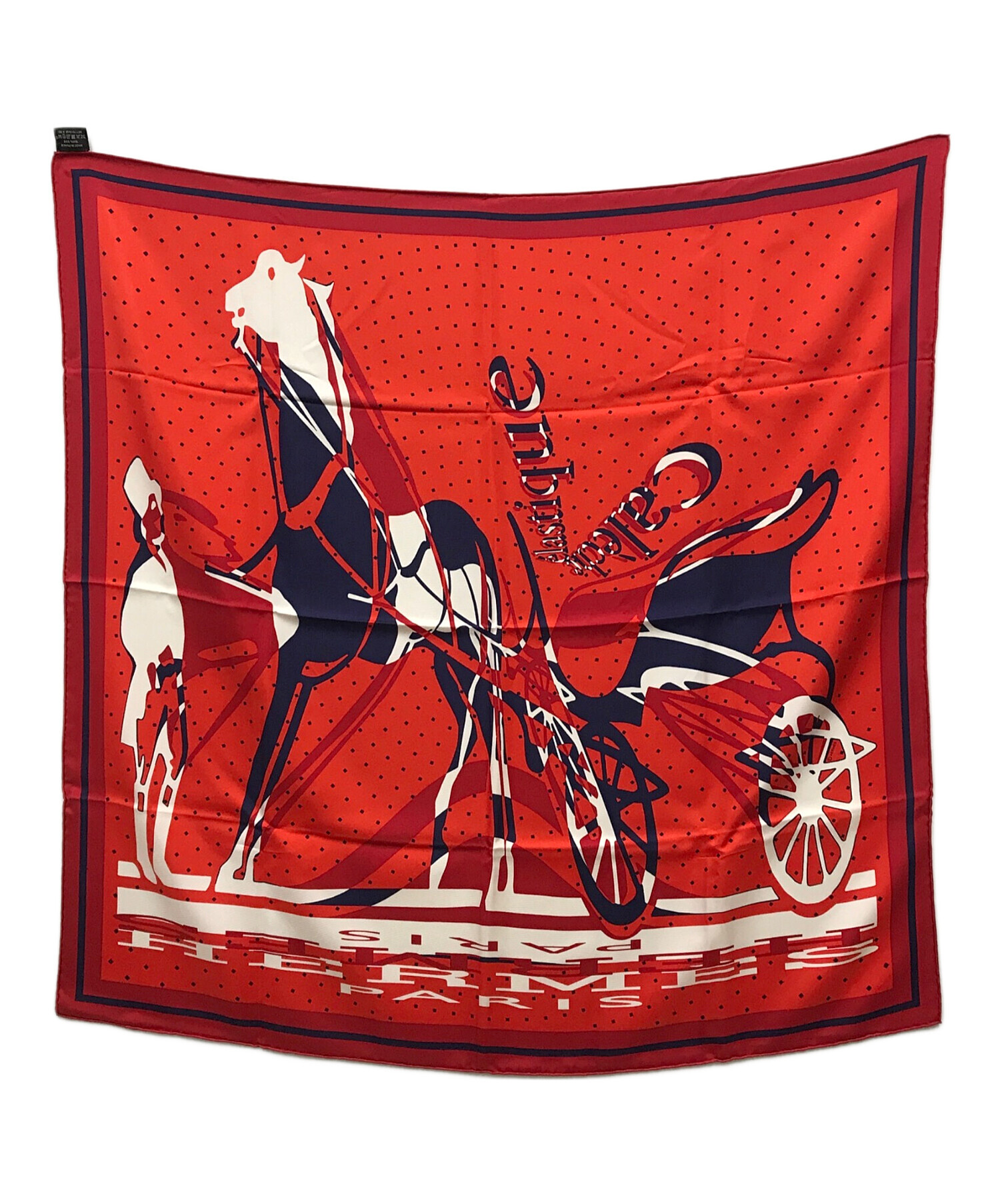 エルメス カレ 90 スカーフ カレーシュ エラスティック 1370 エルメス