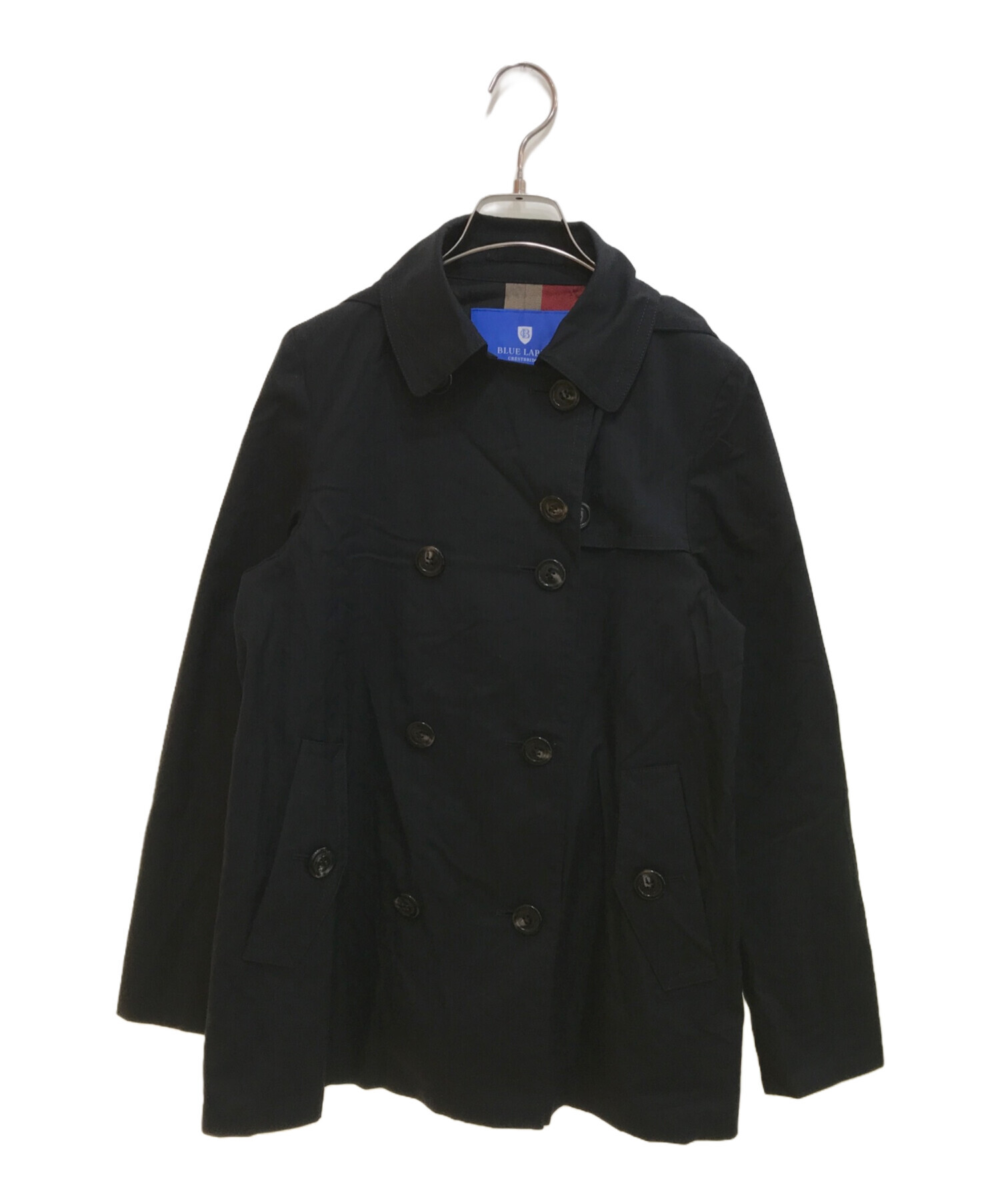 クレストブリッジ トラディショナルギャバジンダブルショートトレンチコート 40 中古・古着通販】BLUE LABEL CRESTBRIDGE (ブルーレーベルクレスト