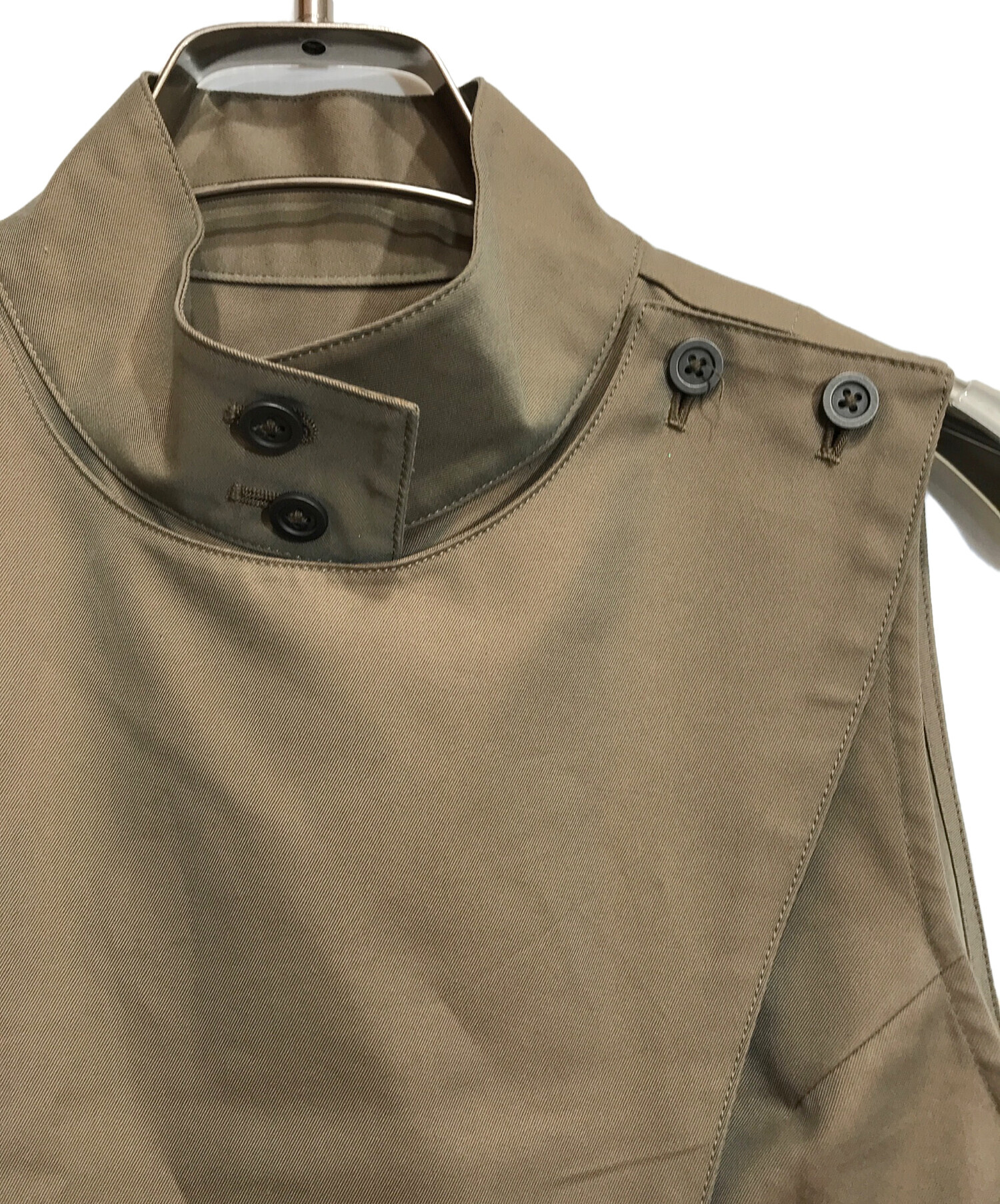 中古・古着通販】foufou (フーフー) ハイネックフラップドレス