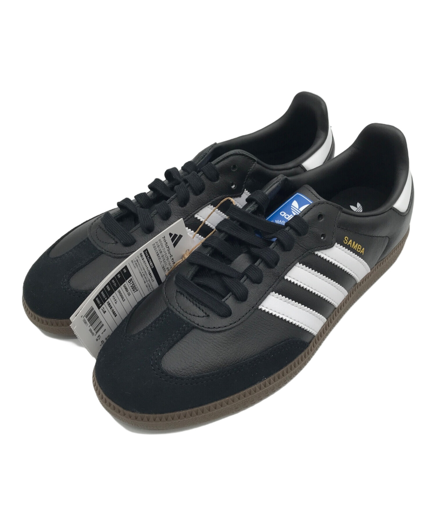 中古・古着通販】adidas (アディダス) SAMBA OG ブラック サイズ:27.5 