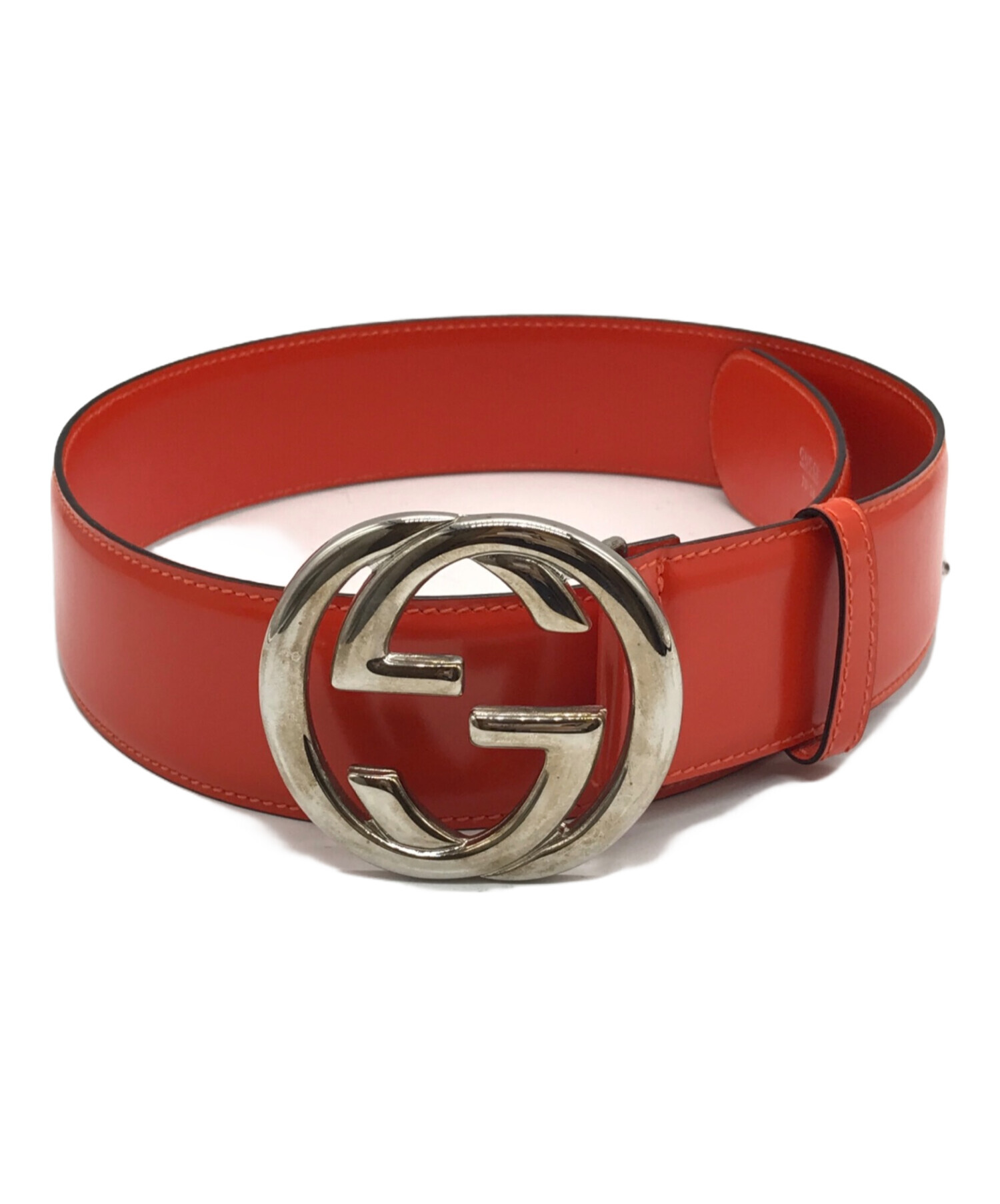中古・古着通販】GUCCI (グッチ) GGバックルエナメルベルト/037・194