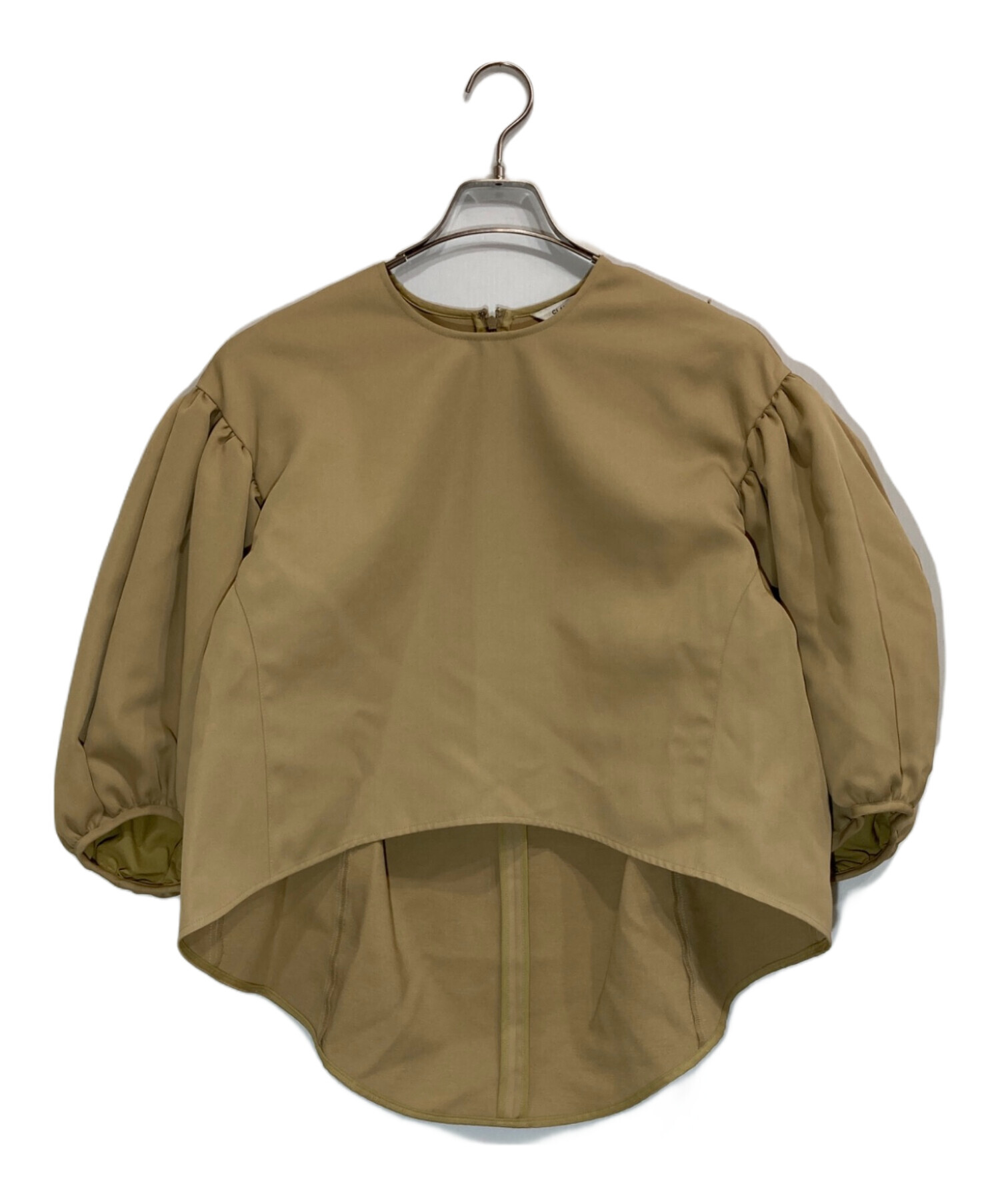 CLANE クラネ ブラウス M ベージュ 【古着】【中古】【送料無料】 CLANE（クラネ）ブラウス ベージュ サイズ:1(S位) レディース