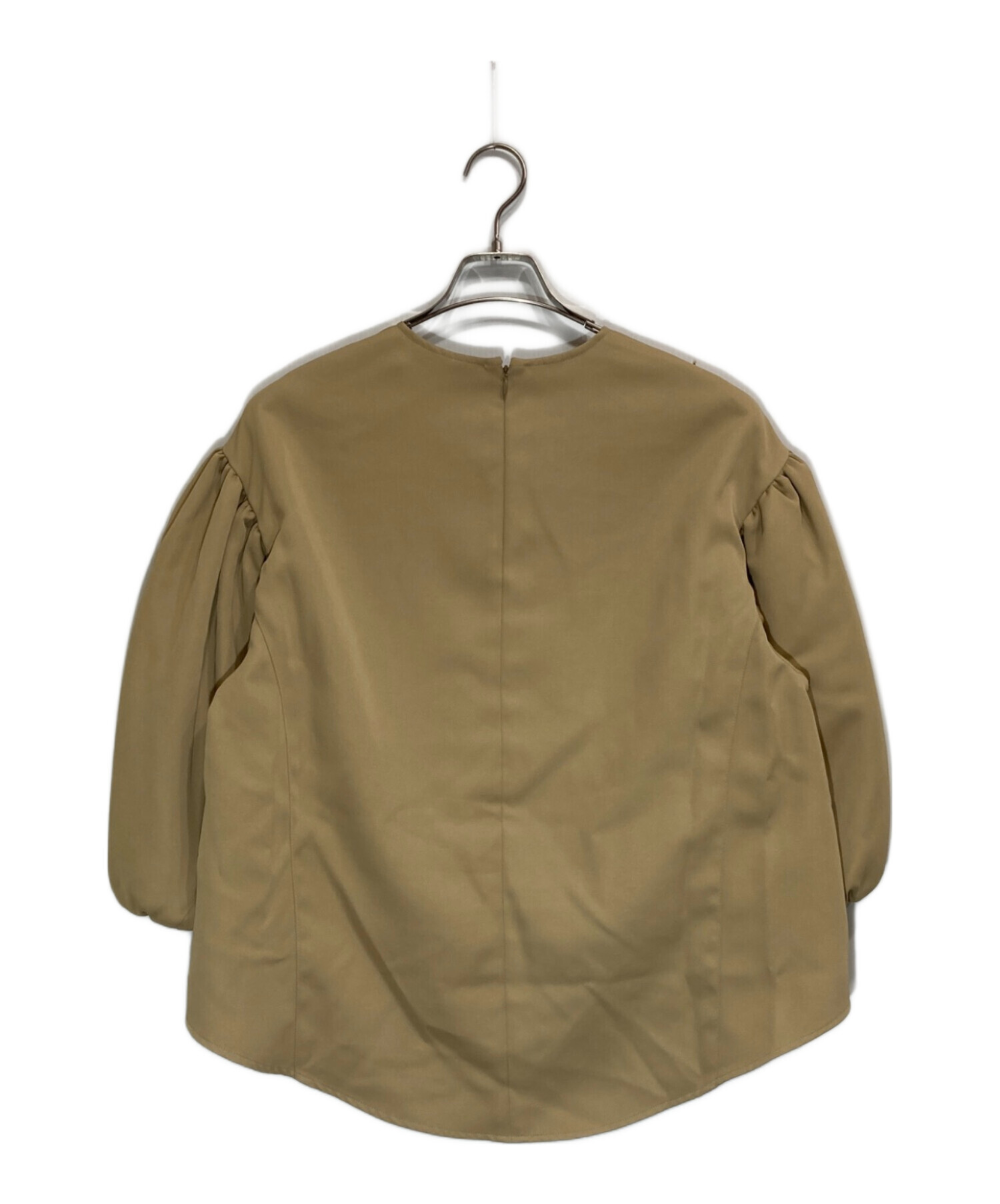 中古・古着通販】CLANE (クラネ) VOLUME PUFF TOPS ベージュ サイズ:1