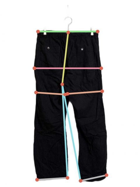 中古・古着通販】Needles (ニードルズ) PIN STRIPE TWILL STRING WORK