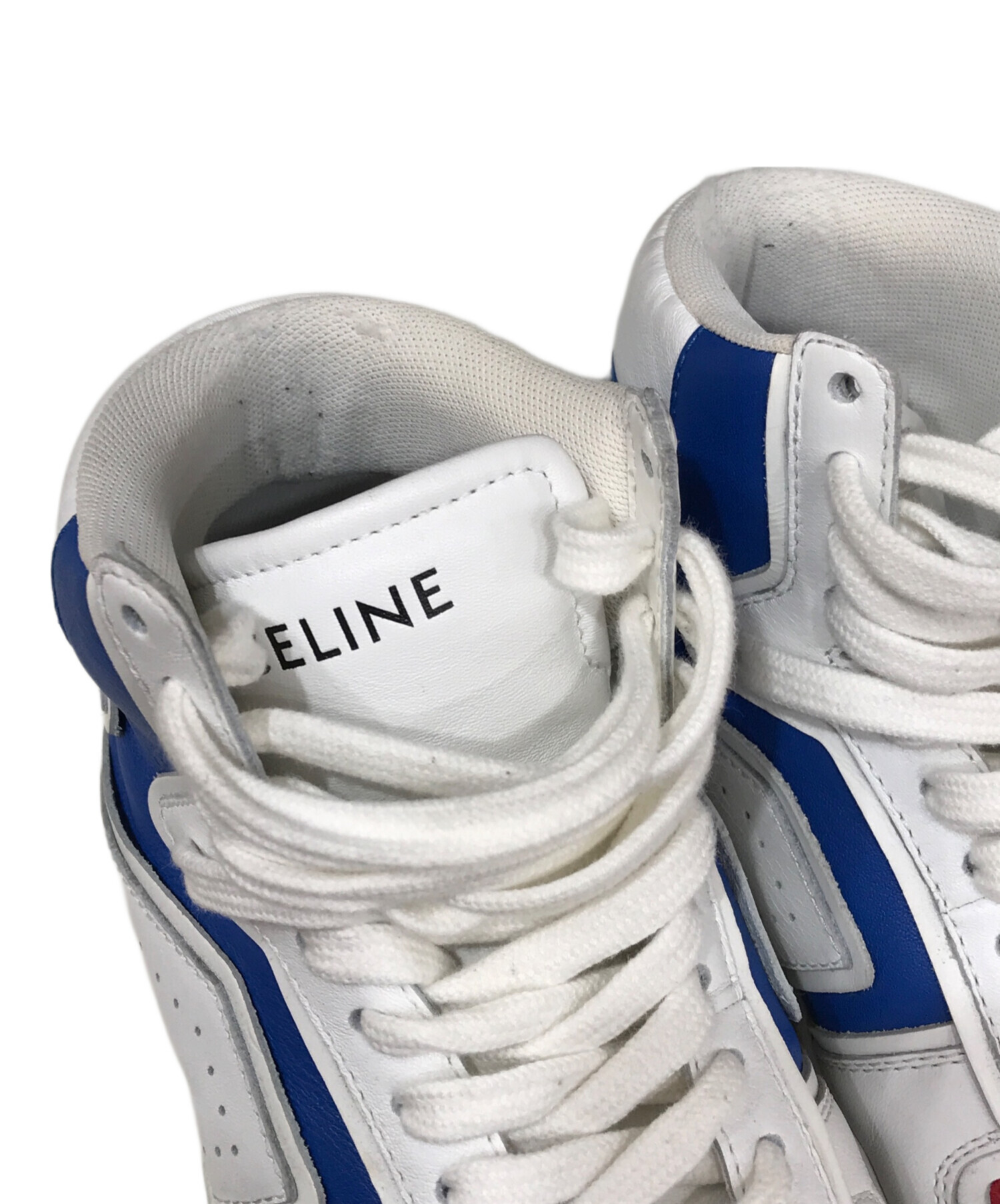 CELINE ホワイト スニーカー 新品未使用36 中古・古着通販】CELINE (セリーヌ) Z トレーナー ハイトップ