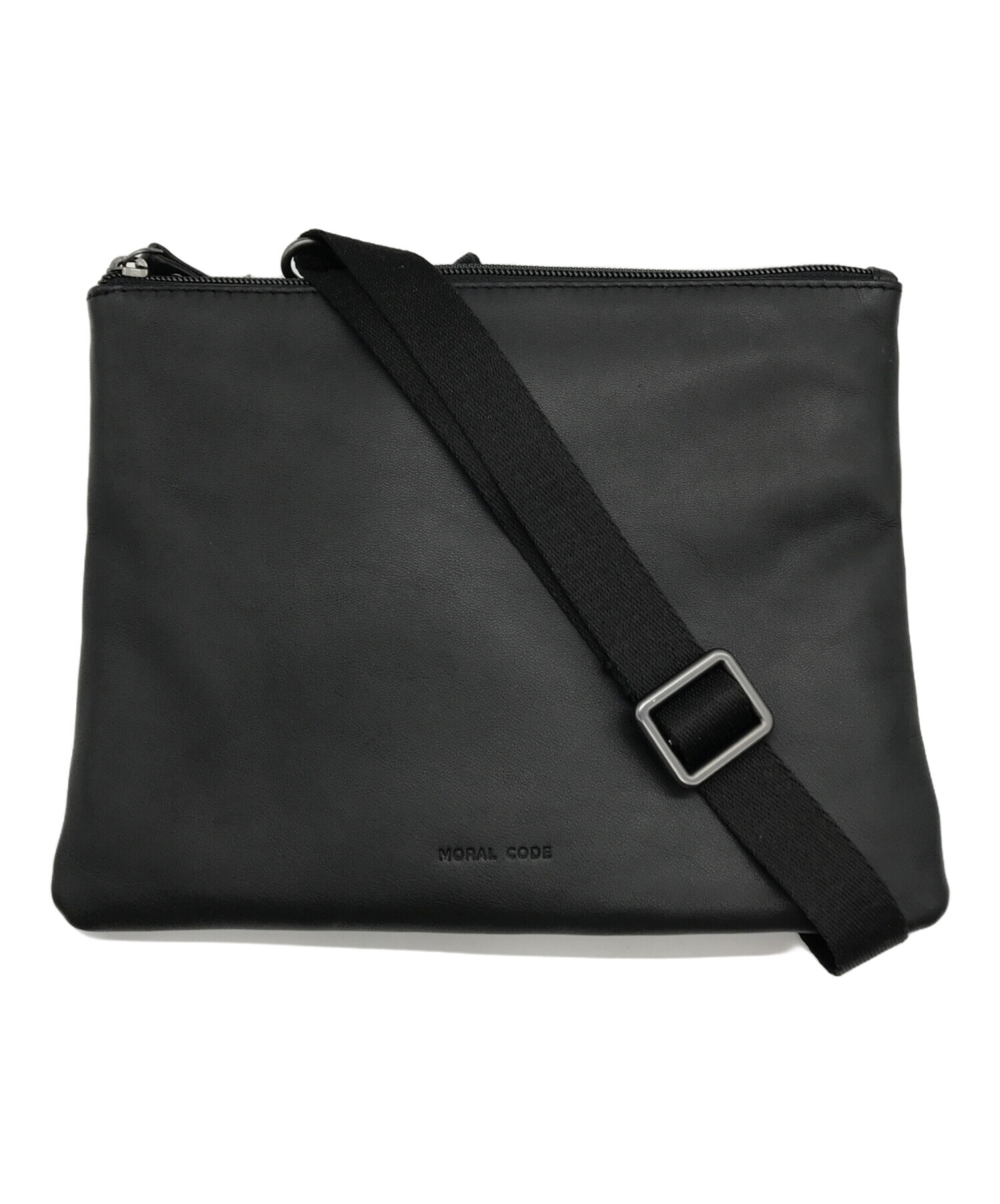 新品未使用品　MORAL CODE レザーサコッシュショルダー レザーサコッシュ 本革 ショルダーバック ボディバッグ HADLEY