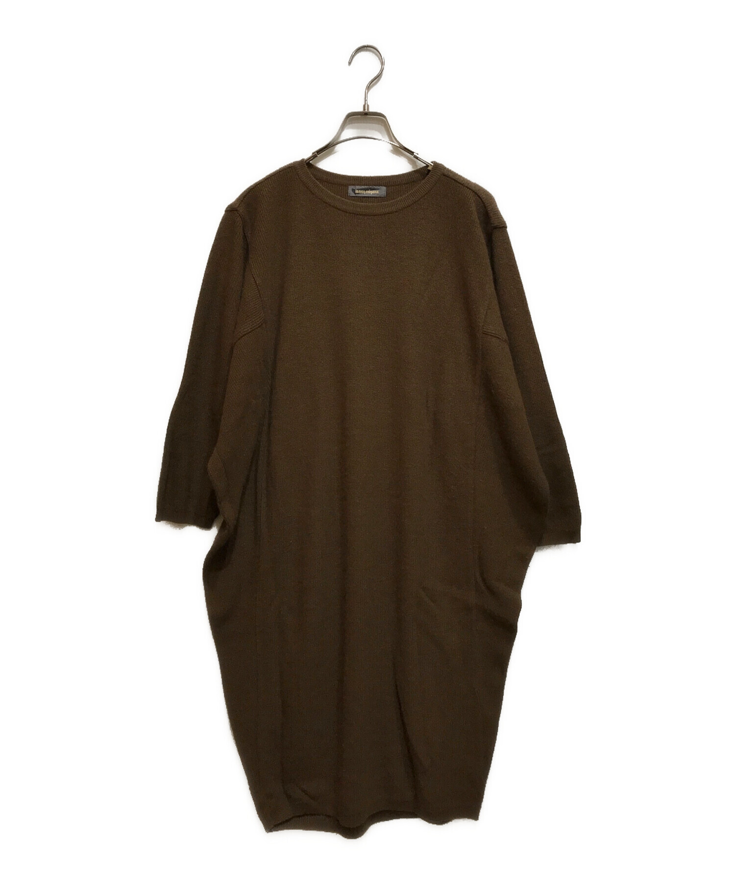 中古・古着通販】ISSEY MIYAKE (イッセイミヤケ) ニットワンピース